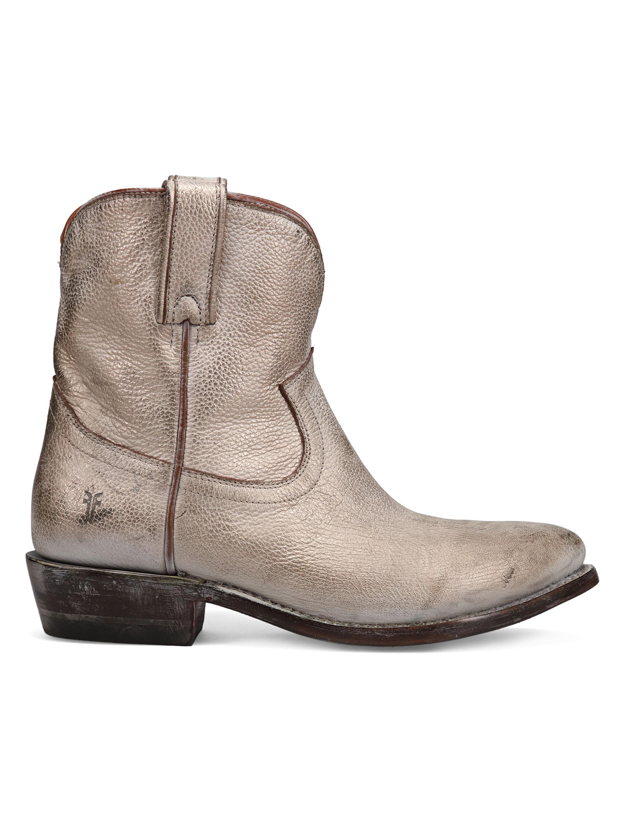 Frye Women's Billy Western-Style Short Booties - Light Gold