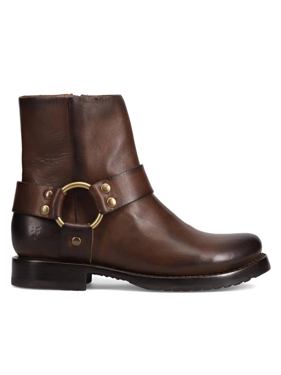 Frye Veronica Harness Leather Ankle Boots | Saks Fifth Avenue