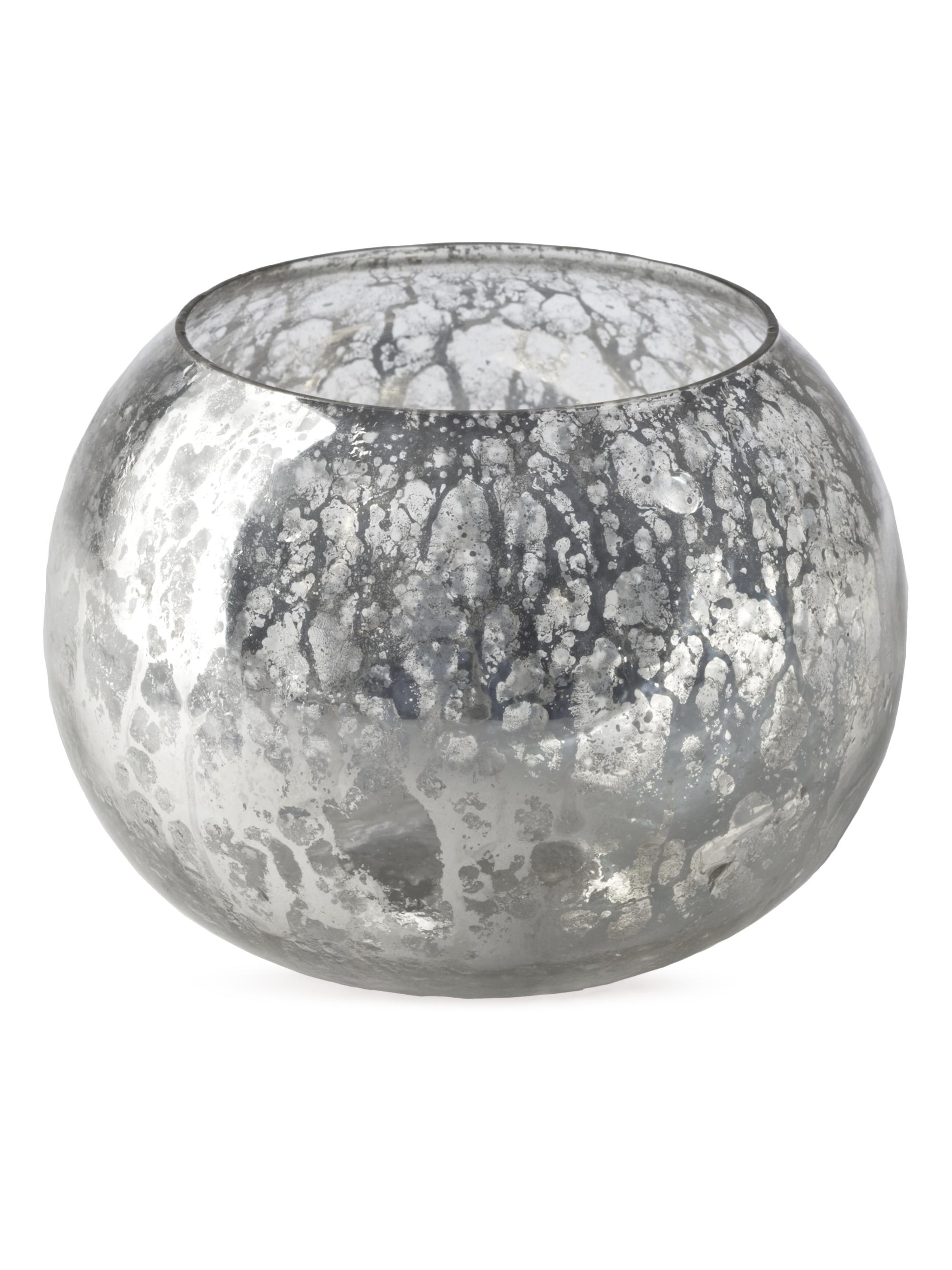 Regina Andrew Votive Bowl 4-Piece Set - Antique Mercury