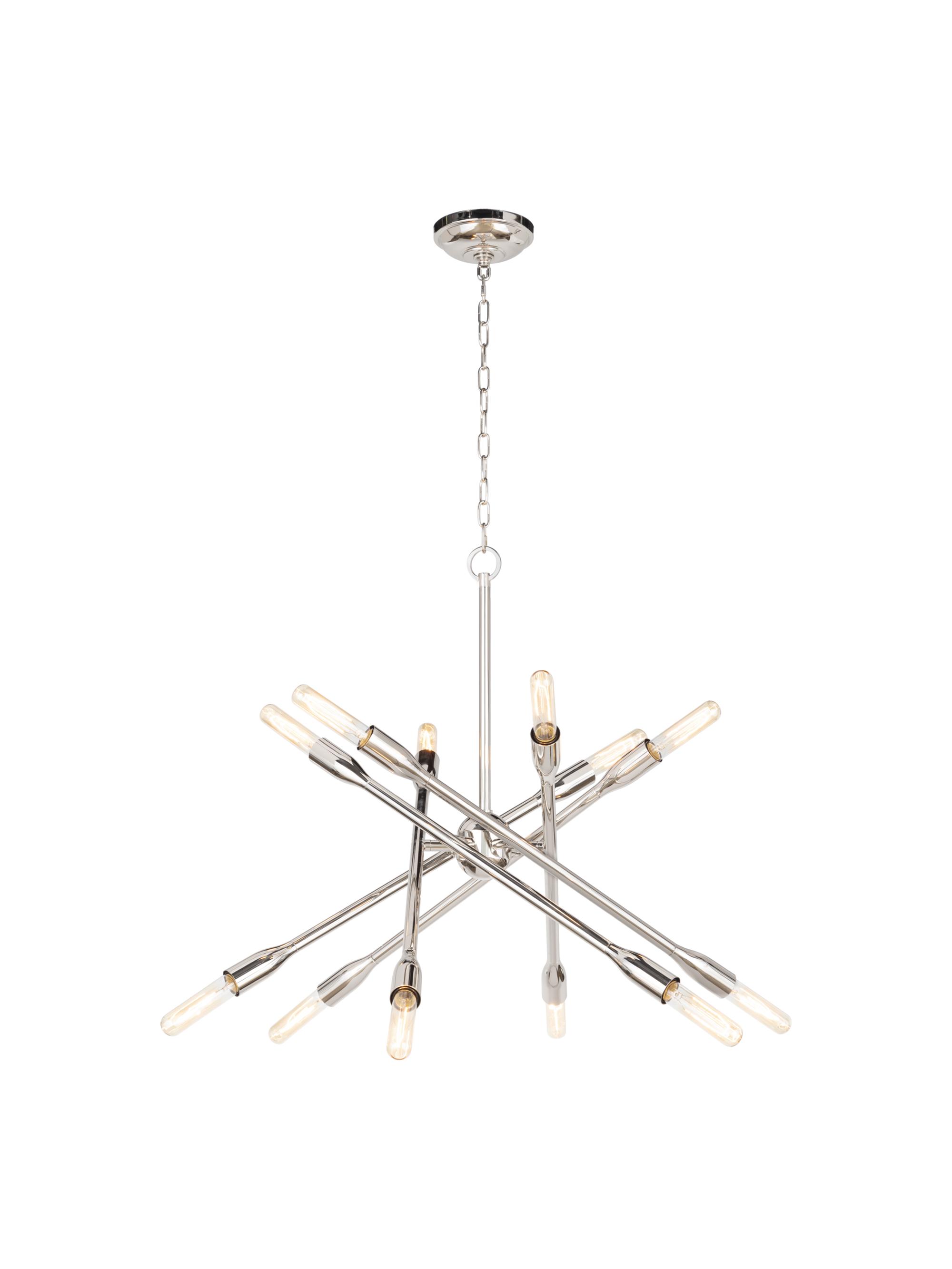Regina Andrew Small Cobra Chandelier - Nickel