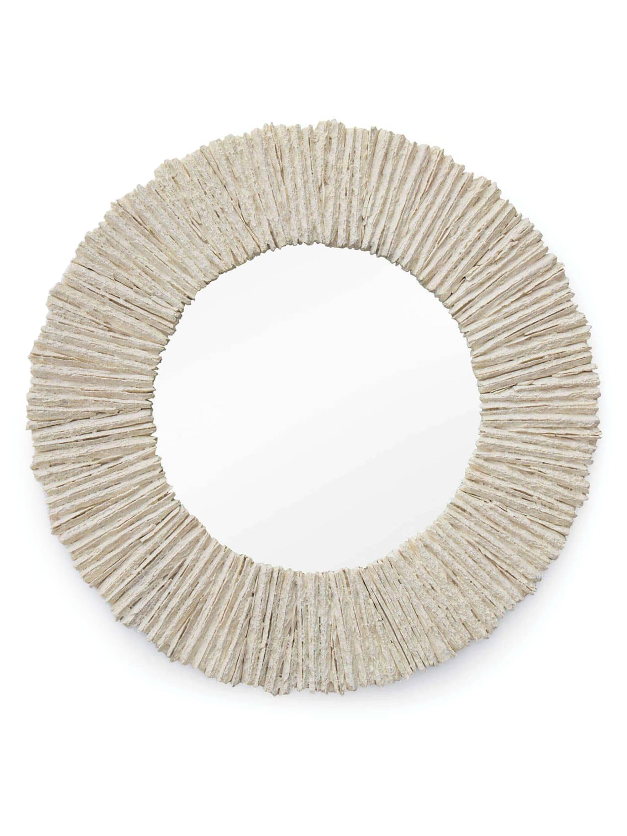 Regina Andrew Slate Round Mirror