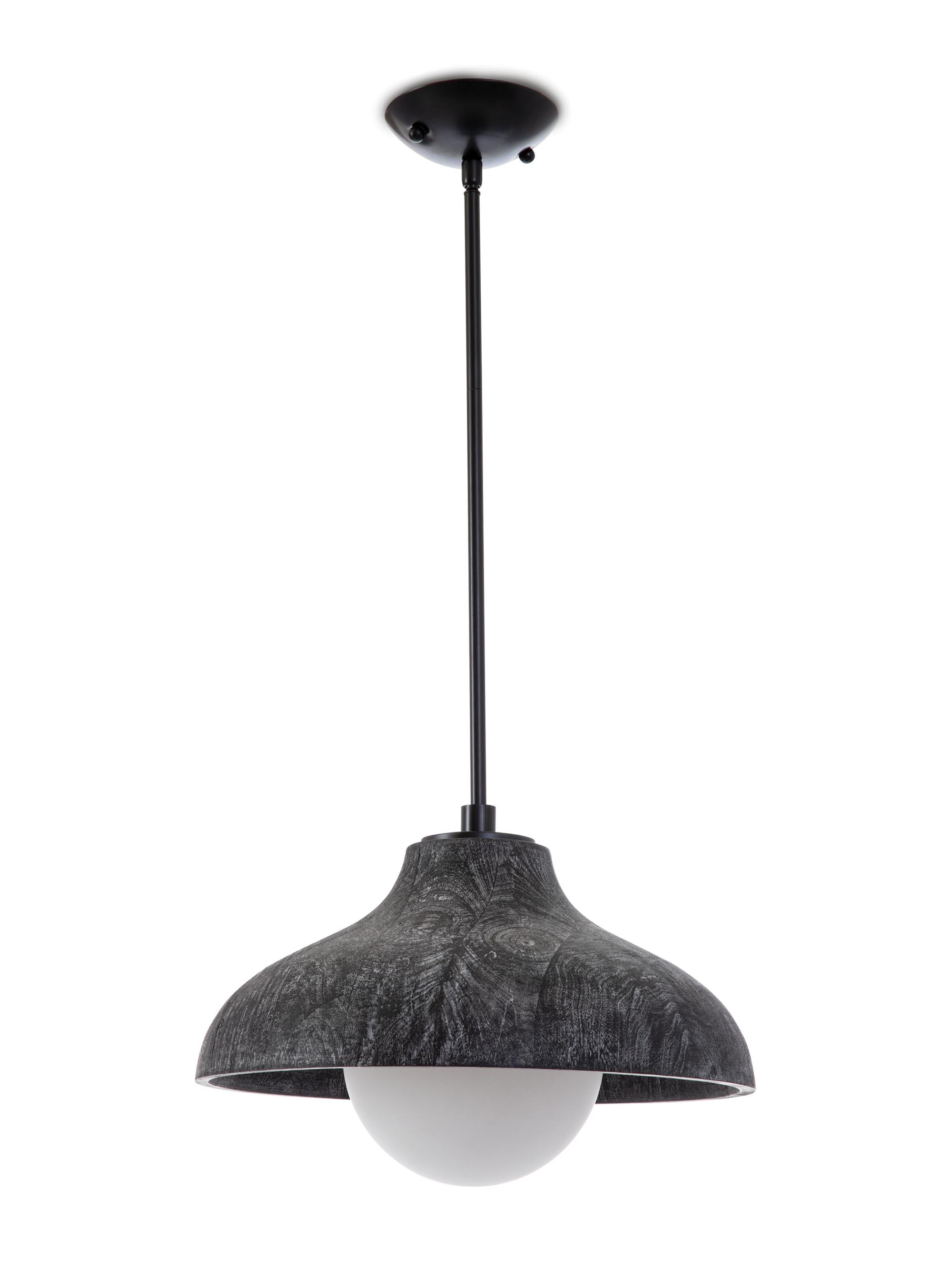 Regina Andrew Coastal Living Surfside Wood Pendant - Black