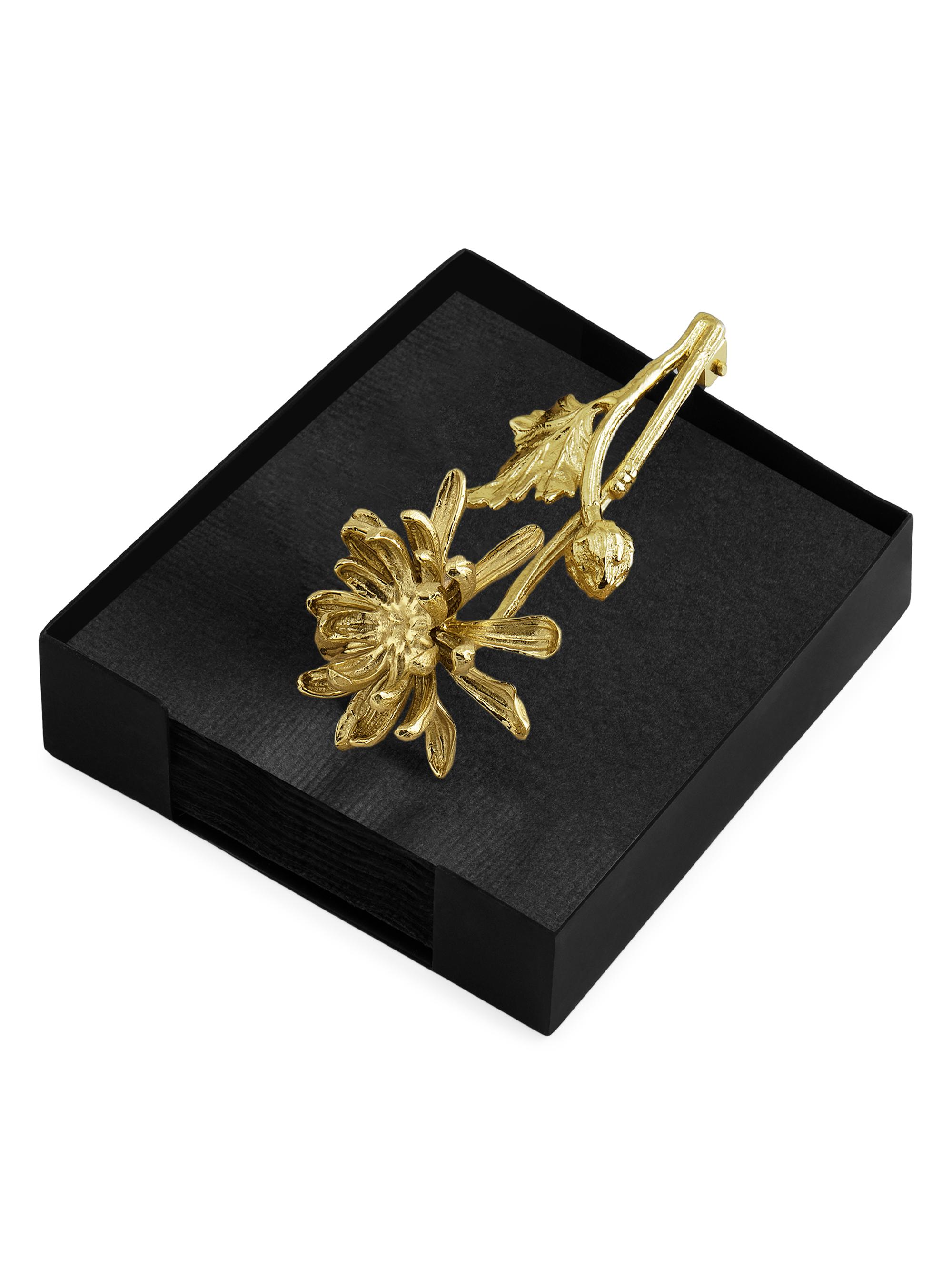 Michael Aram Dahlia Cocktail Napkin Holder