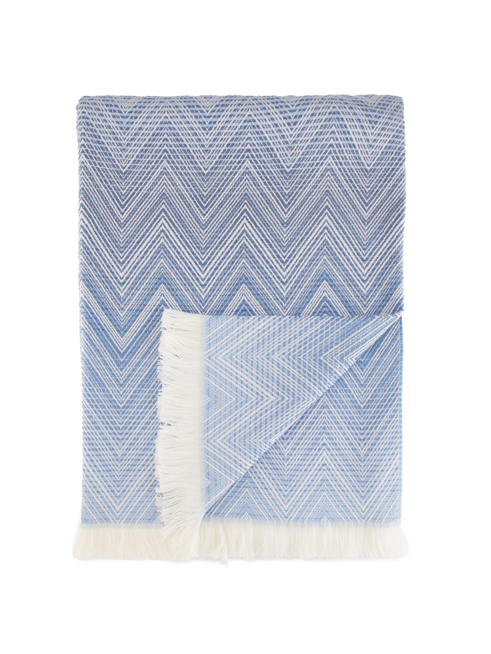 Missoni Timmy Throw Blanket - Beige White