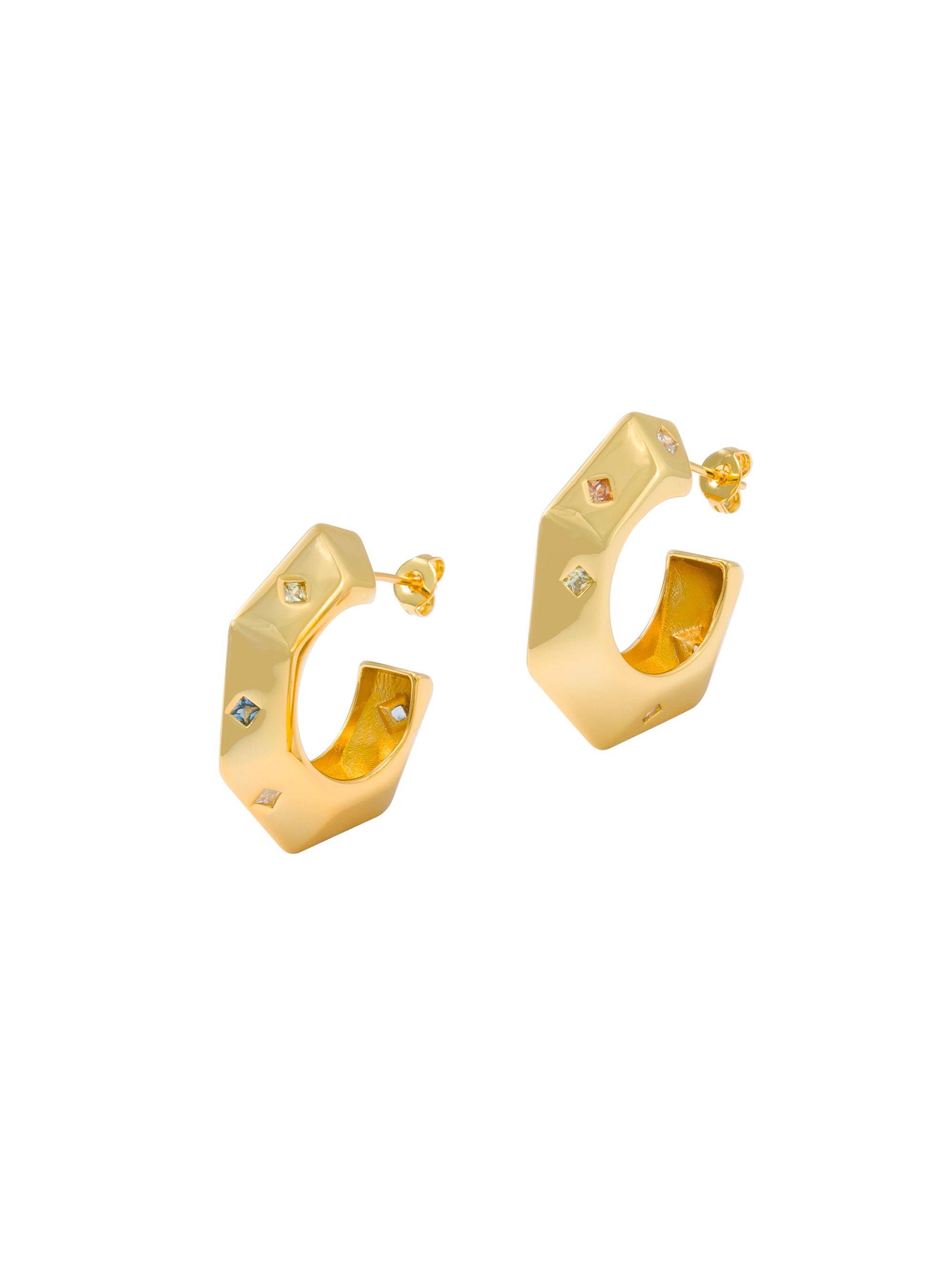 Darkai Women's Via Savona 18K Gold-Plated Cubic Zirconia 39 Earrings - Yellow Gold