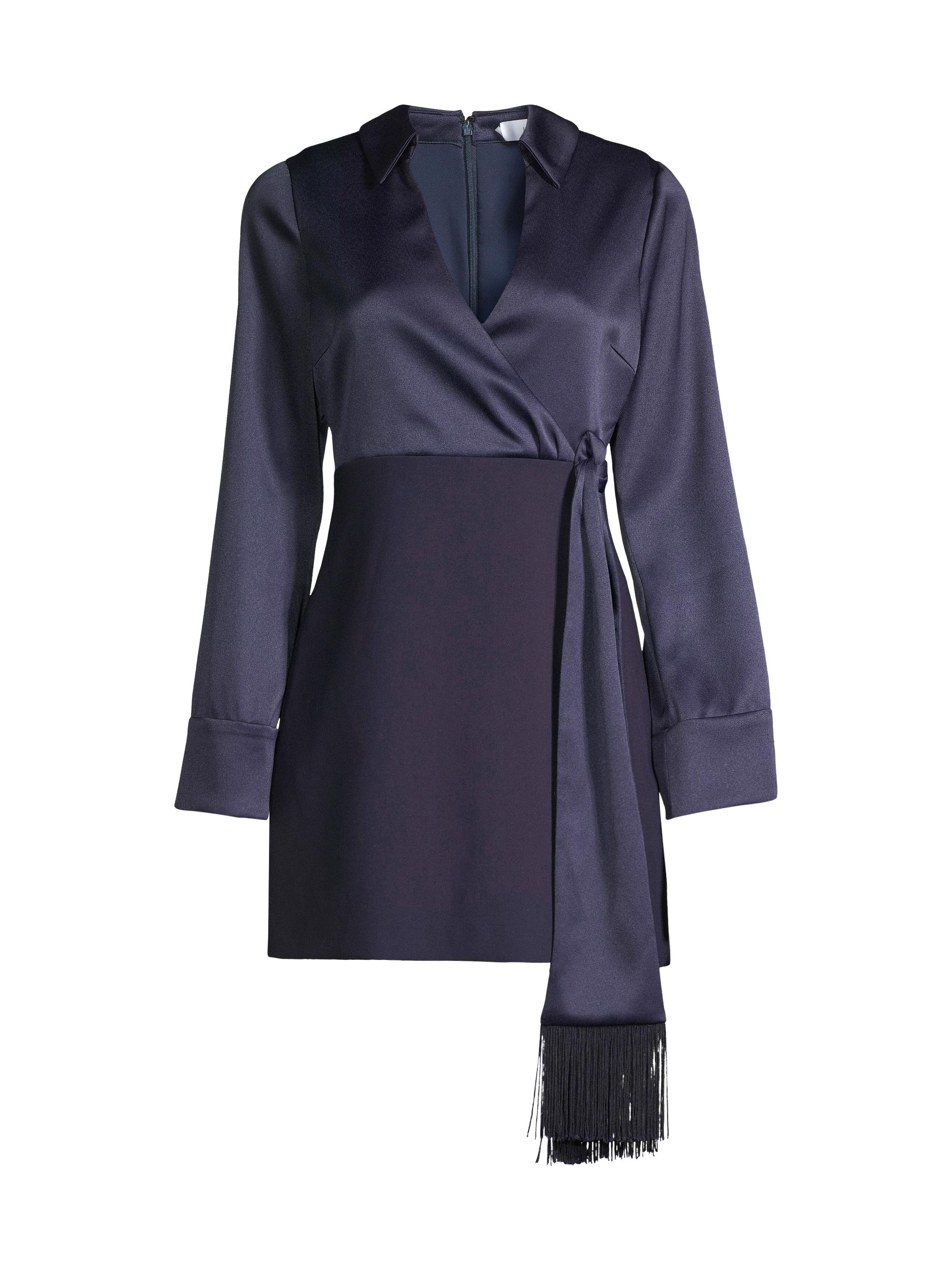 Likely Women's Leandra Fringe Minidress - Navy