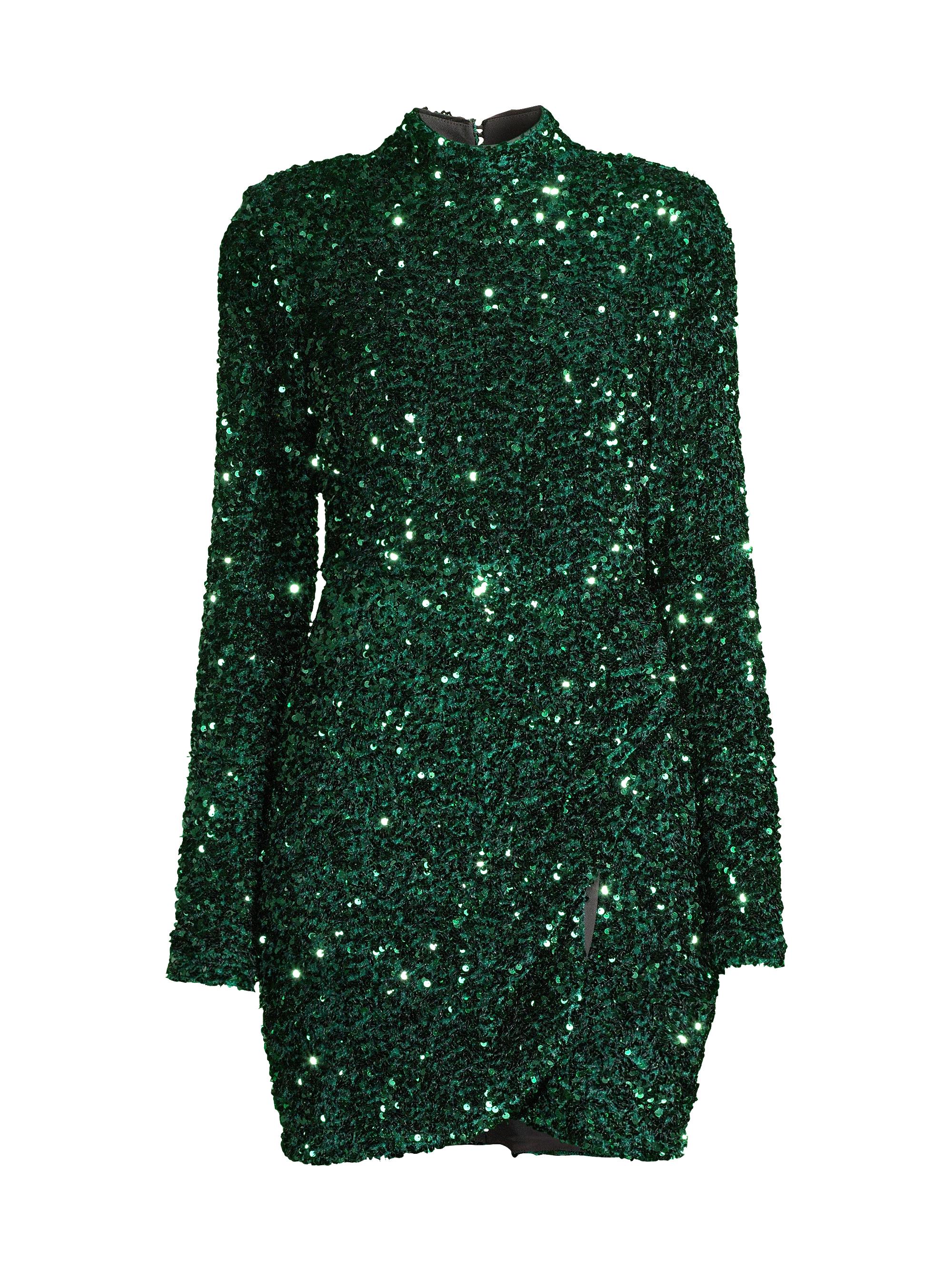 Likely Women's Lisanna Sequined Minidress - Emerald