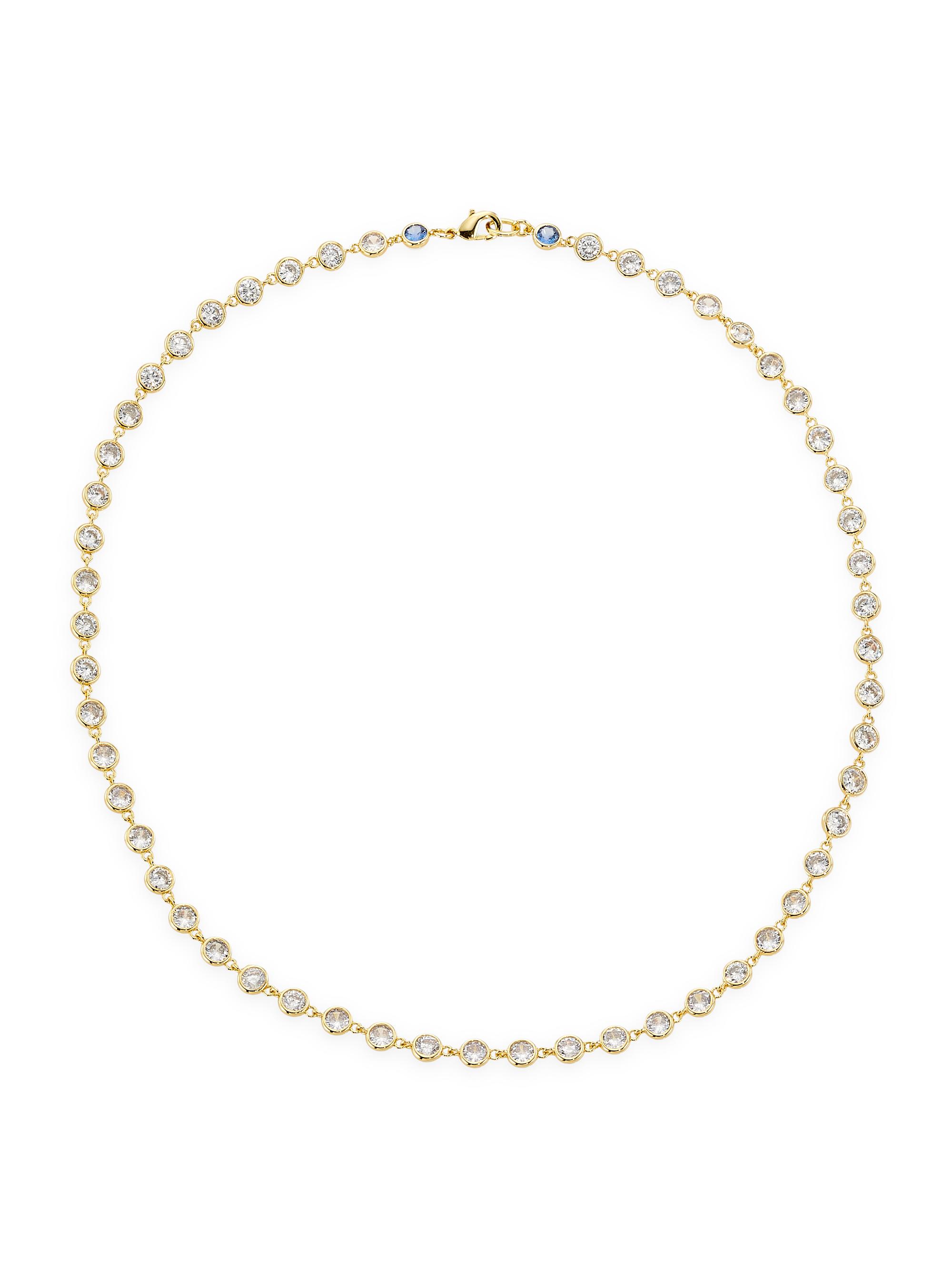 Roxanne Assoulin Women's Diamond Life Goldtone & Cubic Zirconia Necklace - Diamond