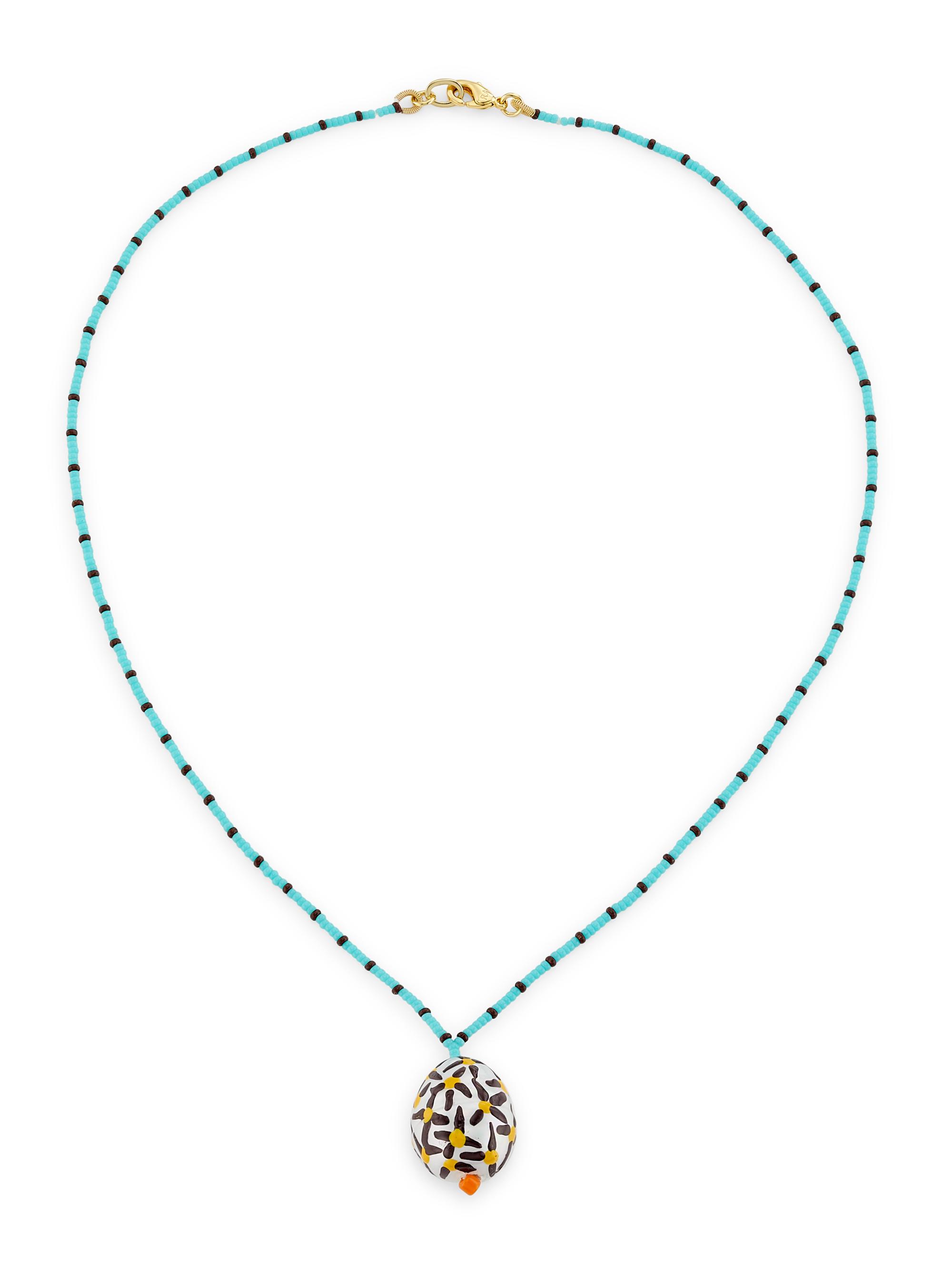 Roxanne Assoulin Women's The Bohemians Ready, Set, Pearl Goldtone & Mixed-Media Pendant Necklace