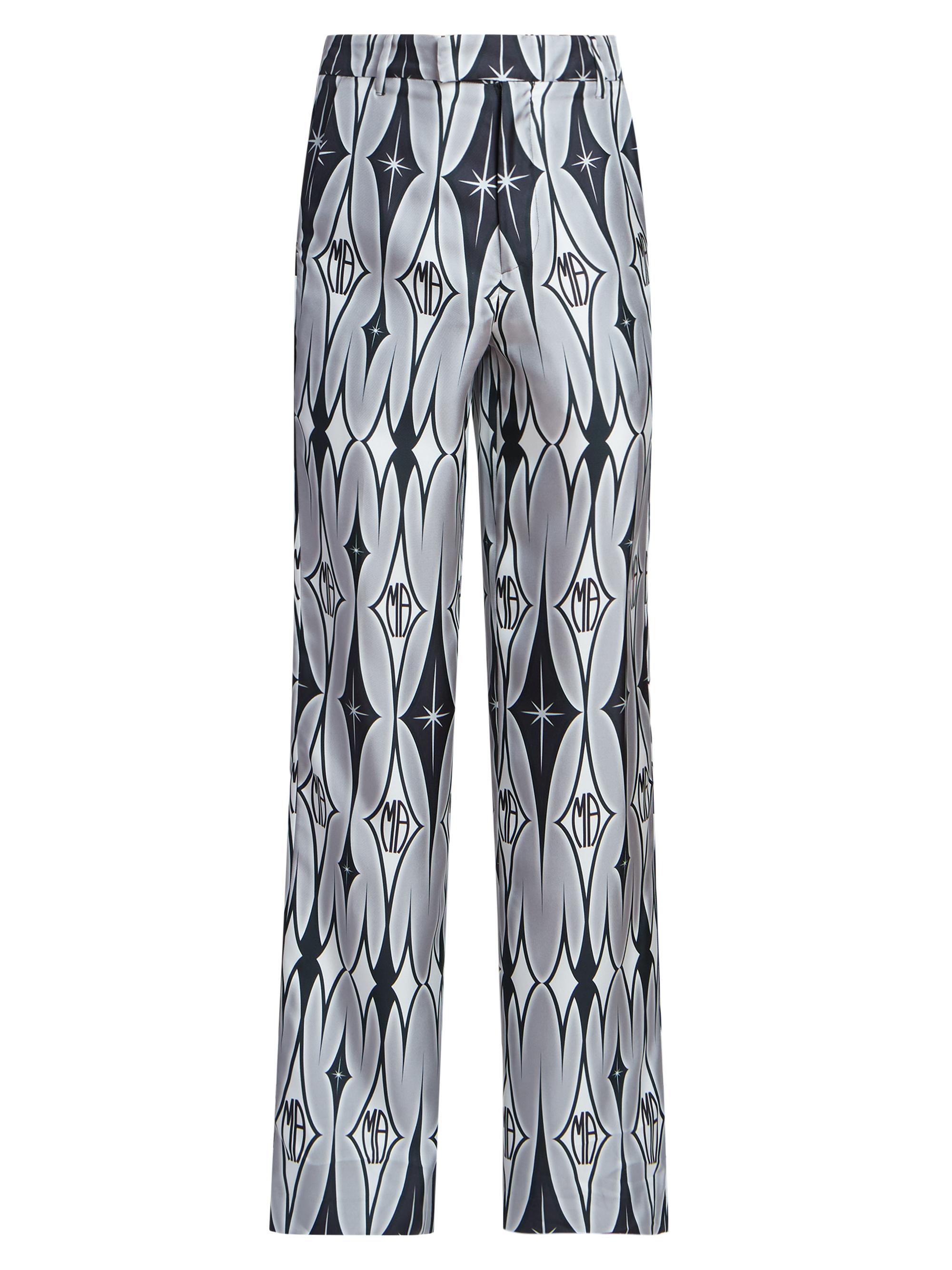 Amiri Men's Argyle Tailored Baggy Pants - Black