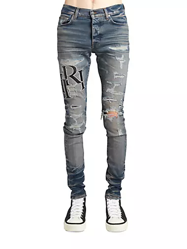 D-Staggered Skinny Jeans
