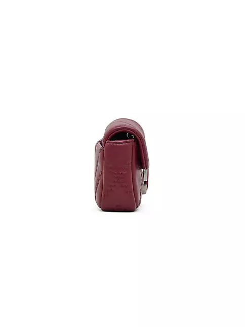 Marc Jacobs The J Marc Mini Leather Shoulder Bag Pink