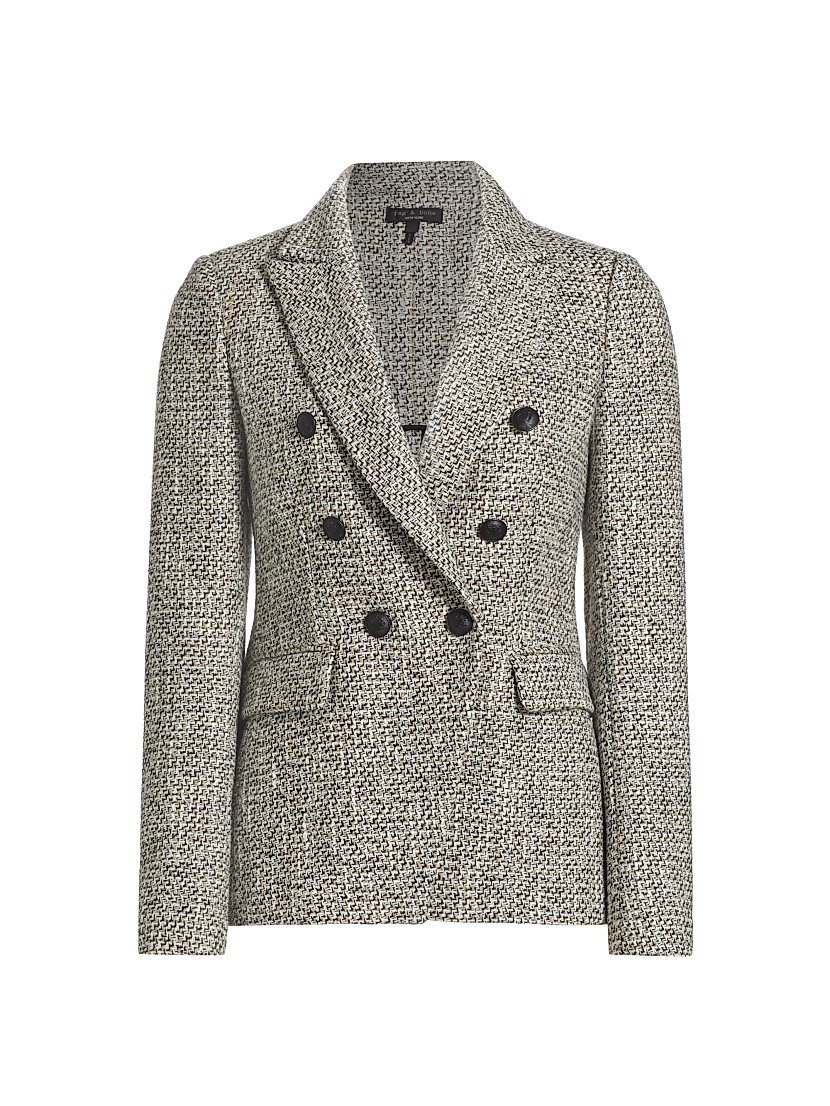 Shop rag & bone Preston Tweed Blazer | Saks Fifth Avenue Shop rag & bone Preston Tweed Blazer | Saks Fifth Avenue