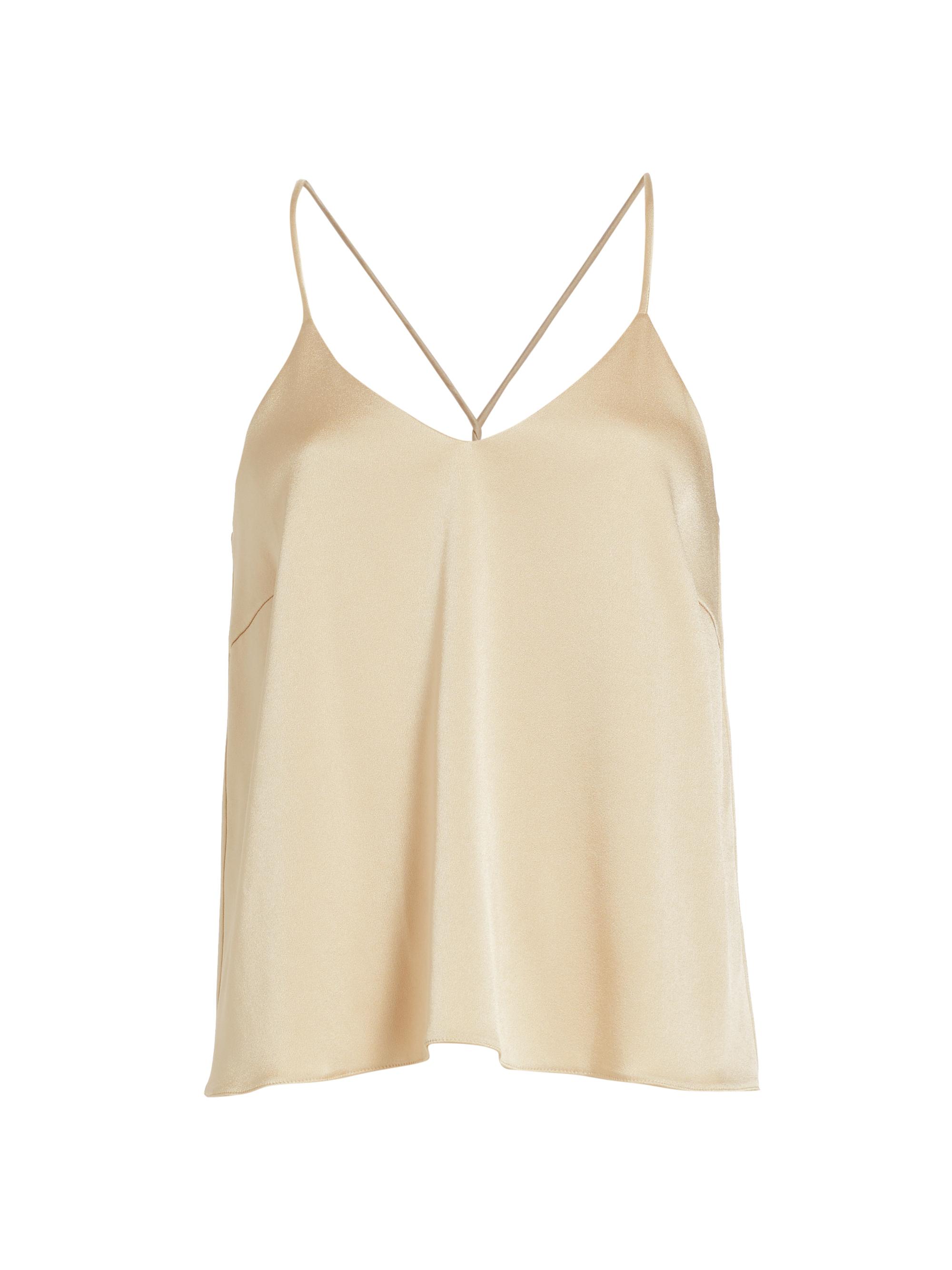 Marella Women's Fumana Satin Camisole Top - Natural