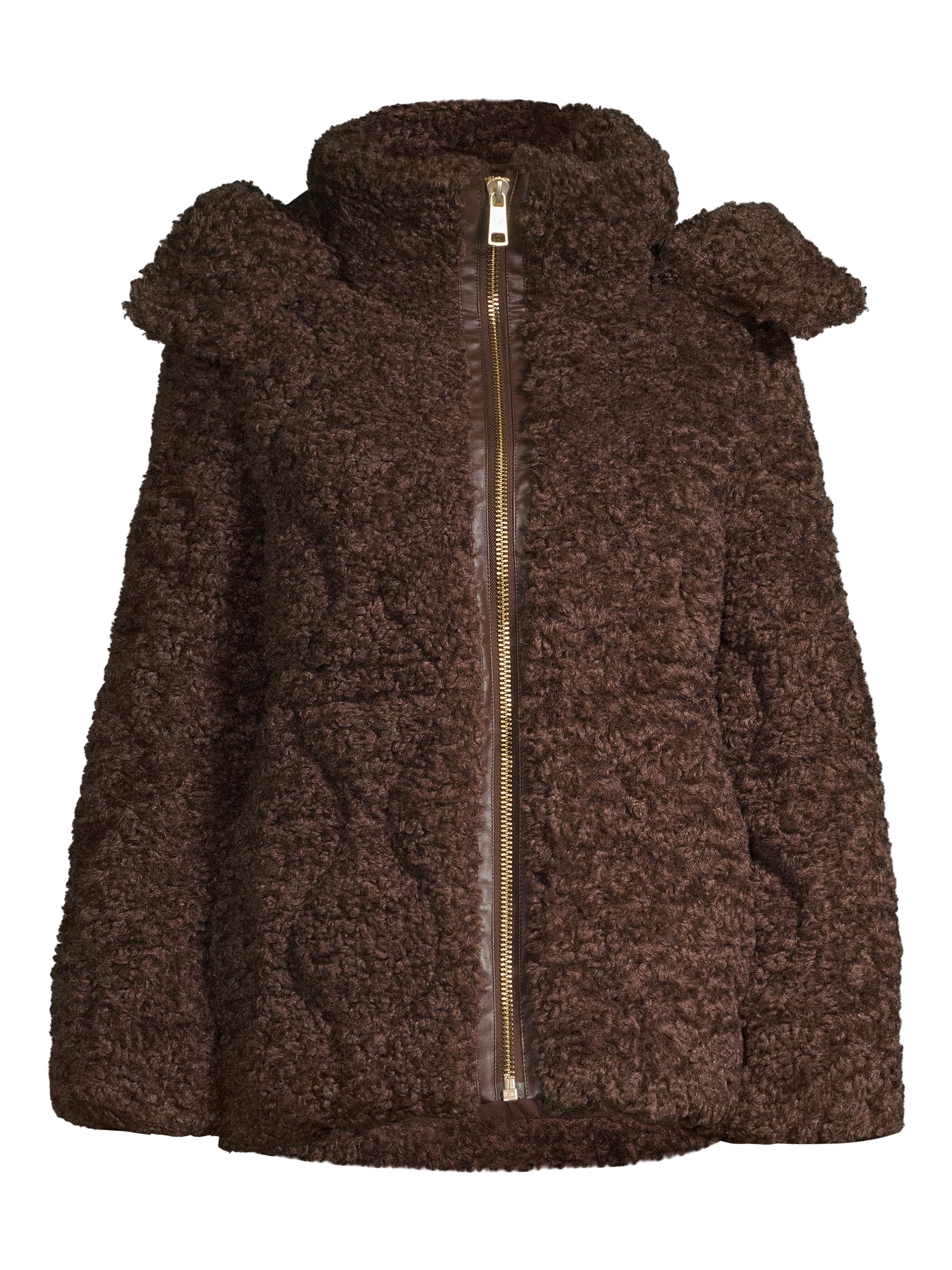 Nicole Benisti Women's Tory Oversized Faux Fur Jacket - Chocolate
