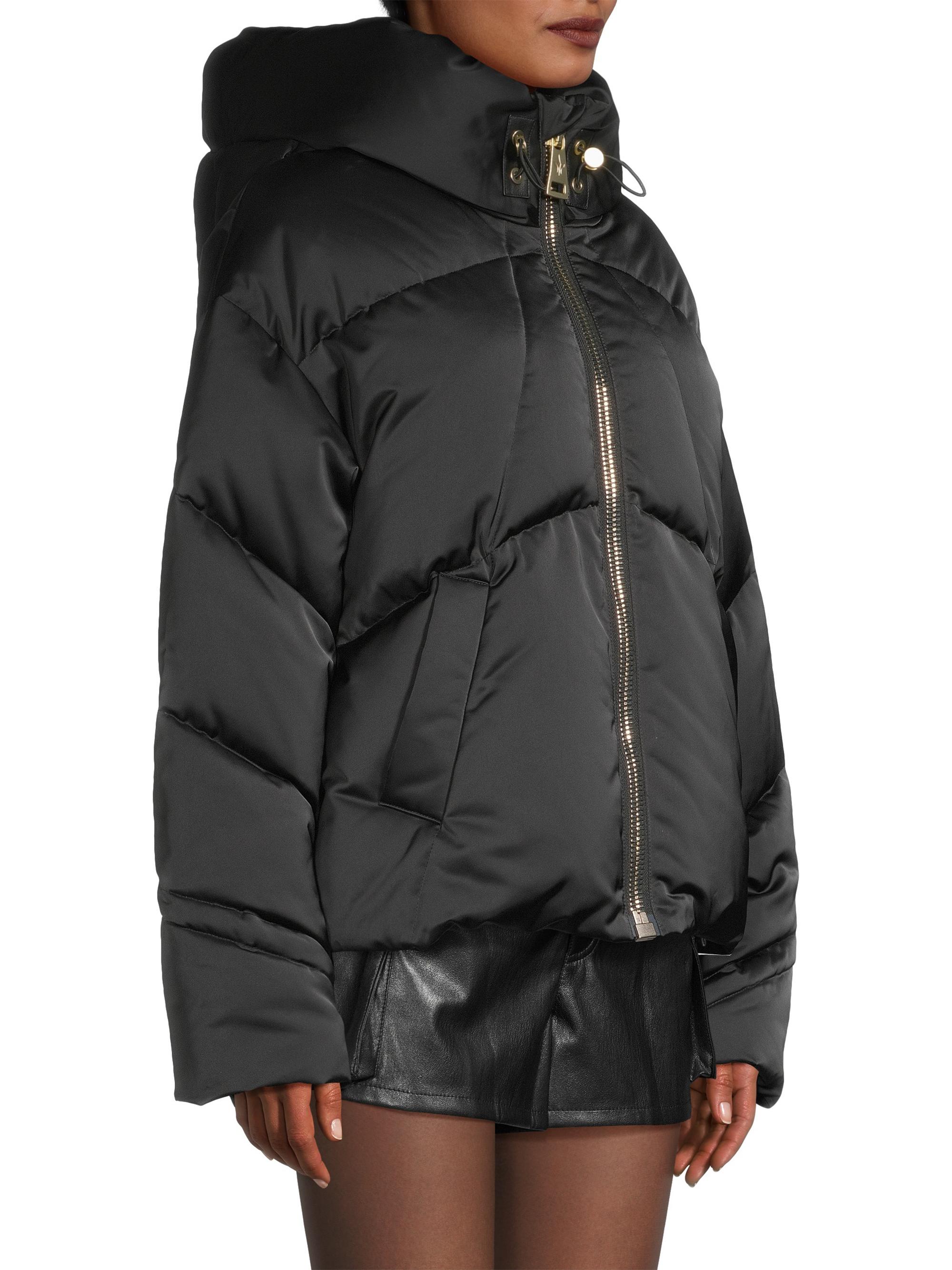 Nicole Benisti Matignon Oversized Satin Down Jacket | Saks Fifth