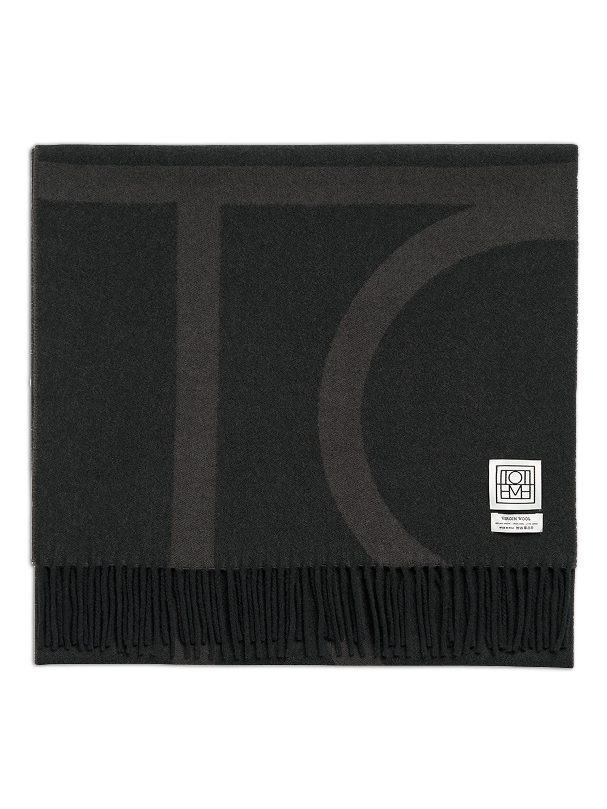 Toteme Monogram Jacquard Wool Scarf | Saks Fifth Avenue