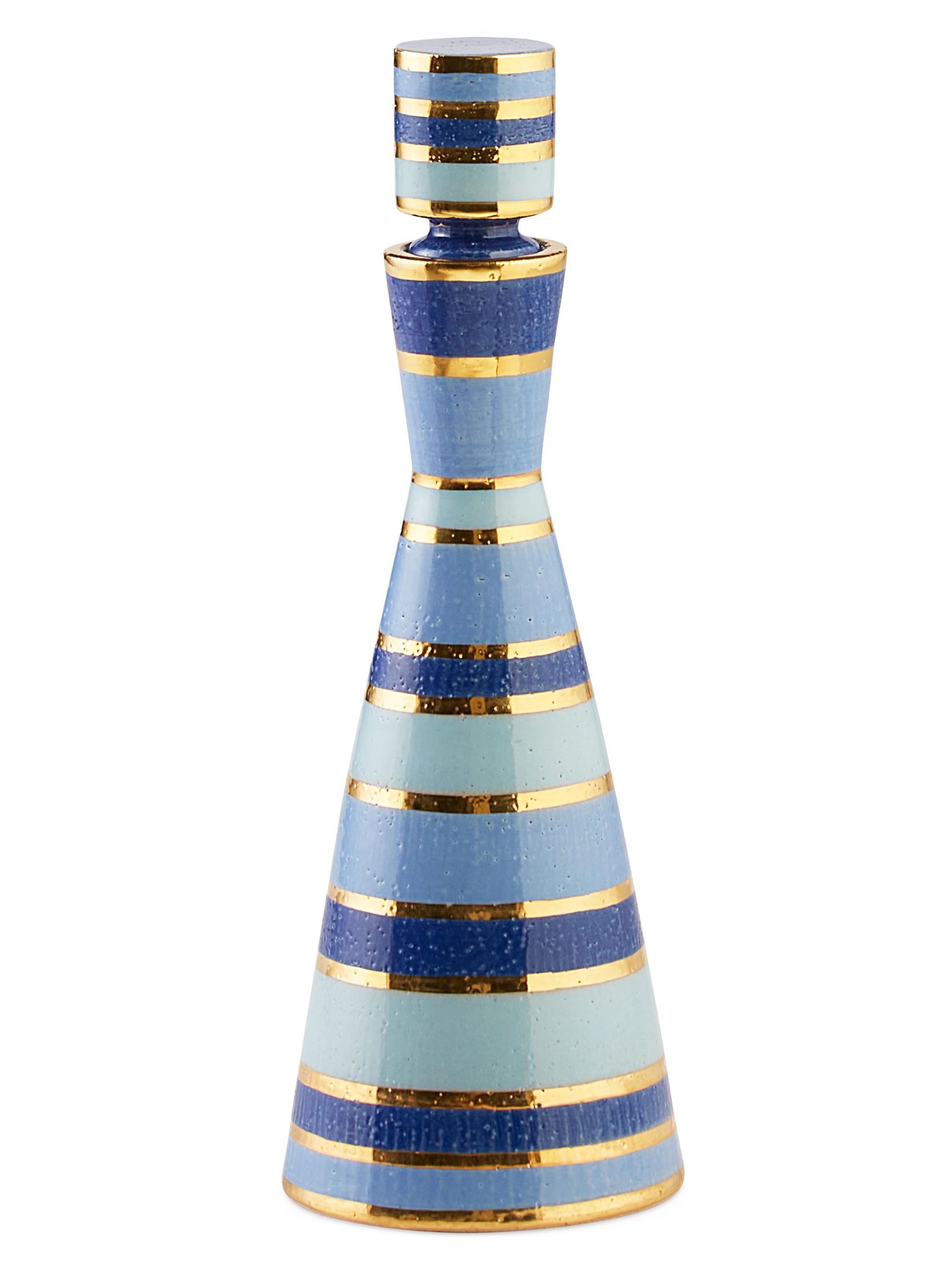 Jonathan Adler Chroma Stoneware Decanter - Blue Small