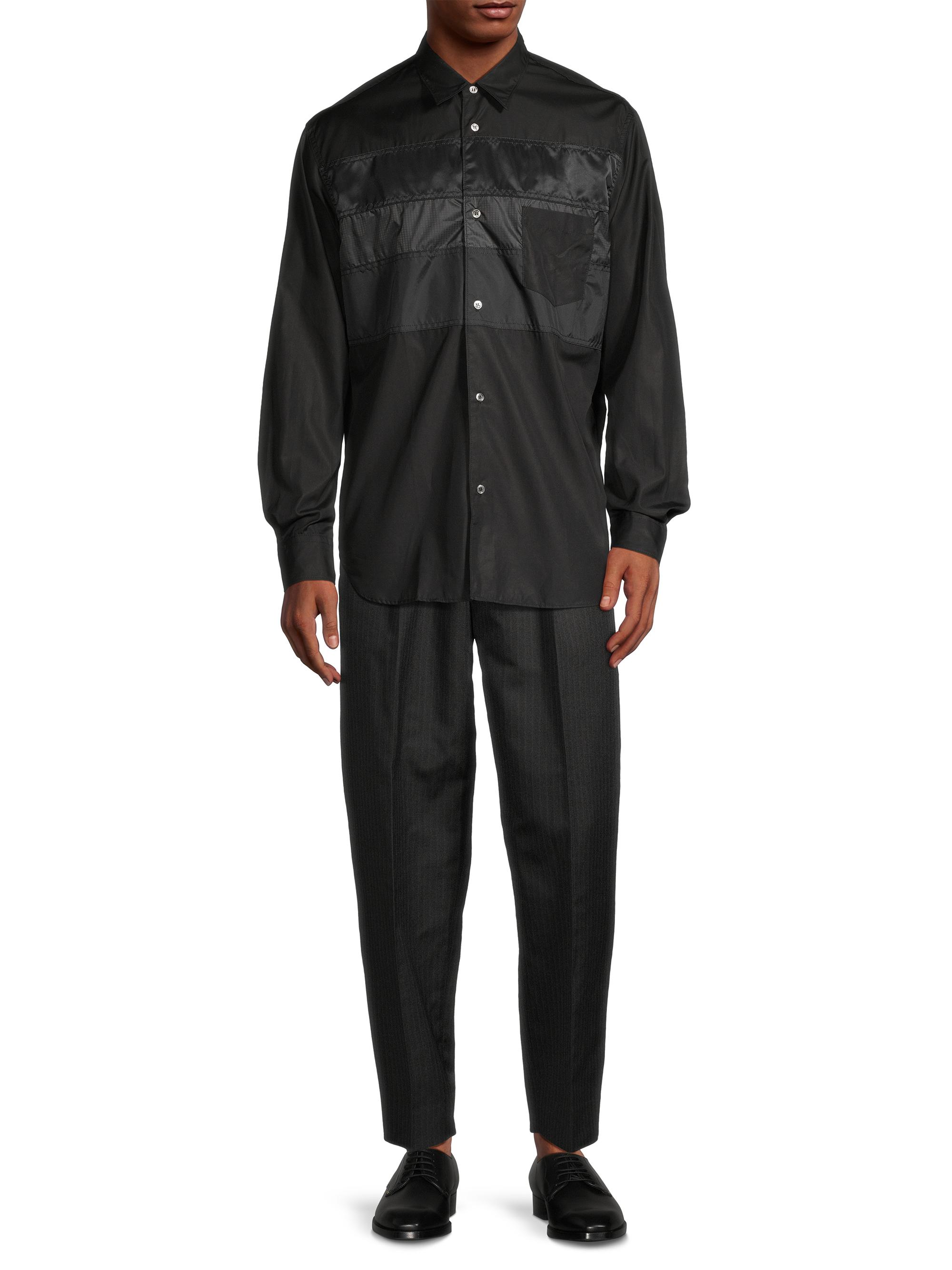 Comme des Garcons SHIRT Nylon Mixed Media Shirt | Saks Fifth Avenue