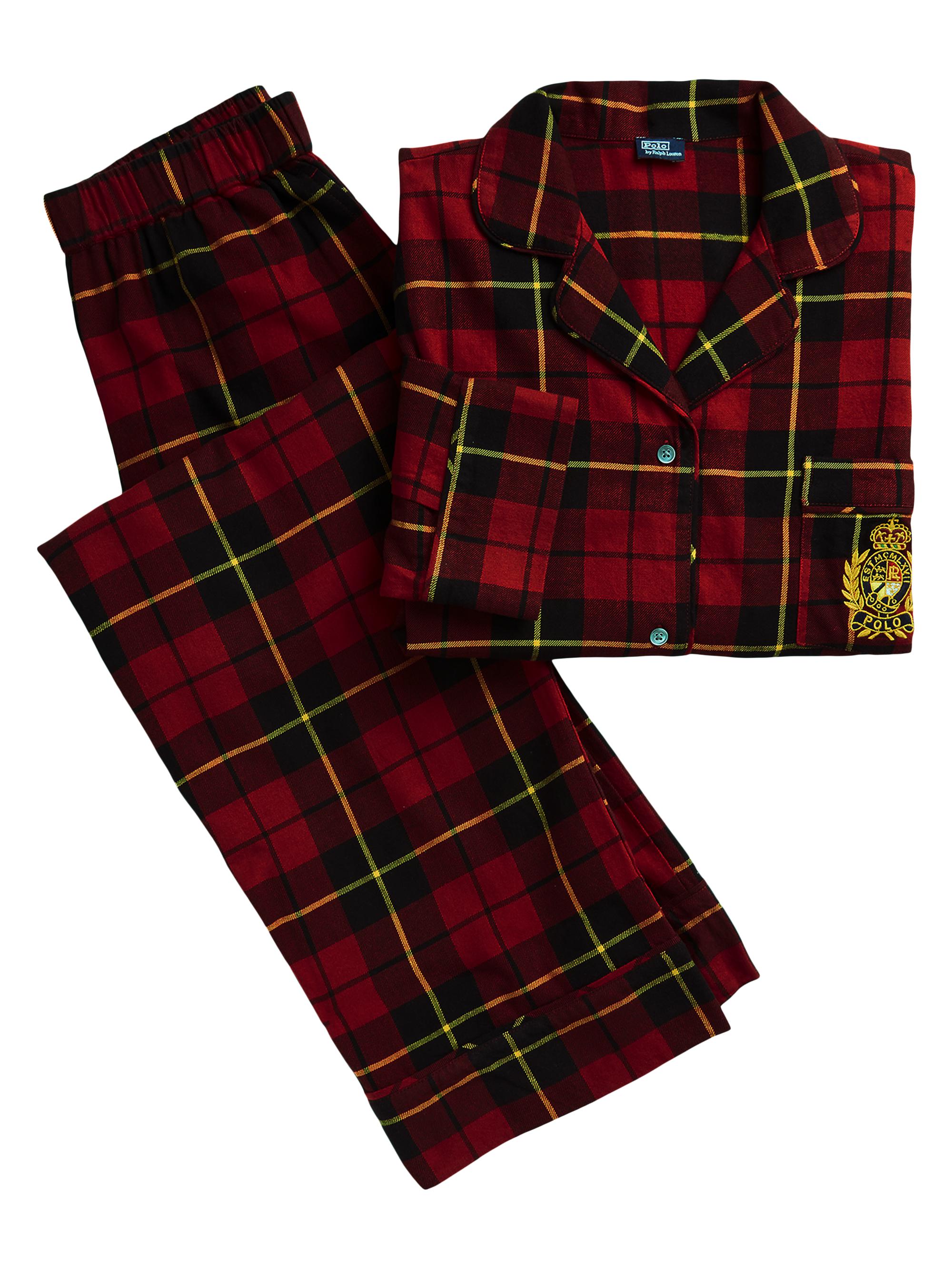 Polo Ralph Lauren Women's Madison Plaid Cotton Pajamas - Wallace Plaid