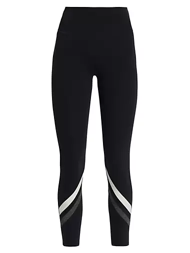 Splits59, Pants & Jumpsuits, Splits59 Bianca High Waist Techflex Tights  In Navy With Rainbow Stripes