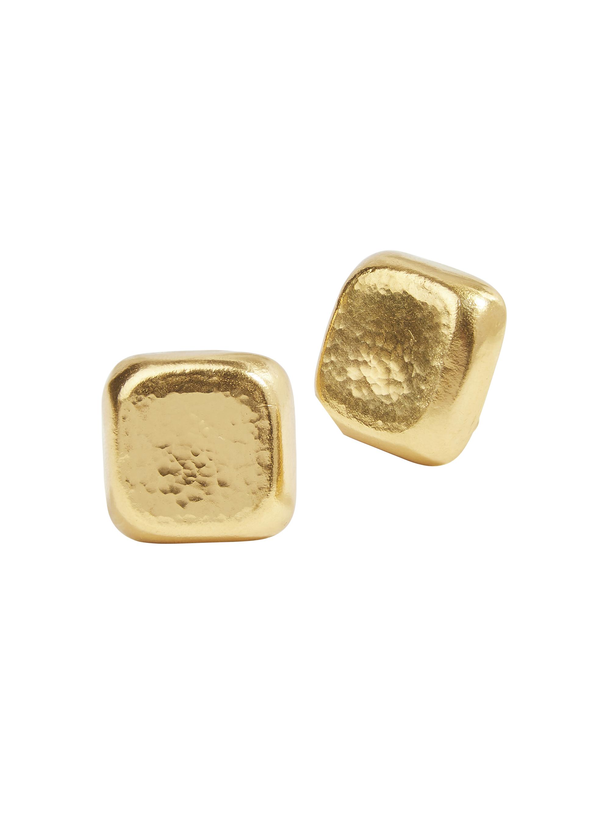 Gurhan Women's Bon-Bon Chockie 24K Yellow Gold Button Earrings - Gold