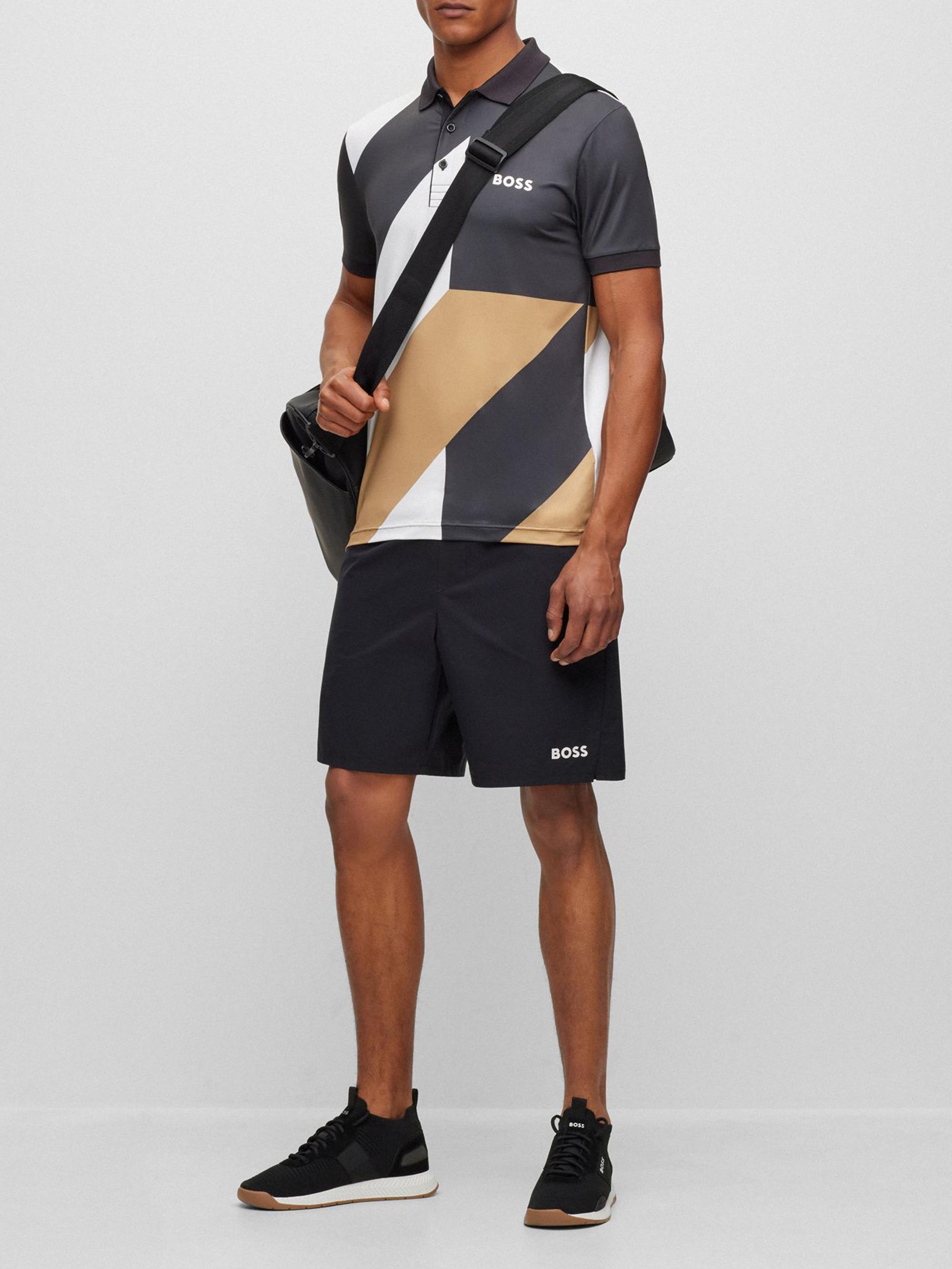 【新品】BOSS x Matteo Berrettini ショートパンツ BOSS Boss x Matteo Berrettini Slim-Fit Polo Shirt With Pattern