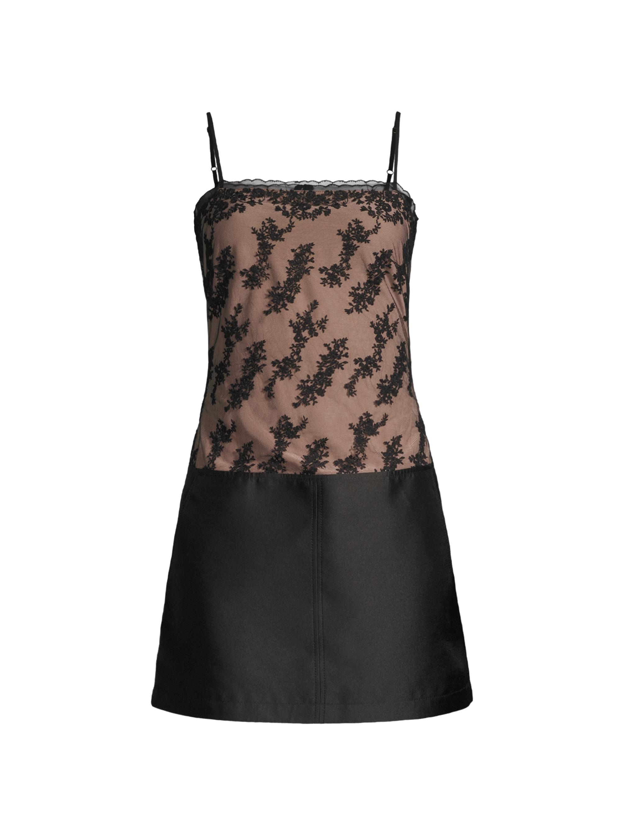 Jason Wu Women's Lace & Satin Minidress - Black