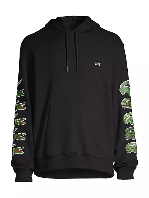 Lacoste - Stacked Logo Classic-Fit Hoodie