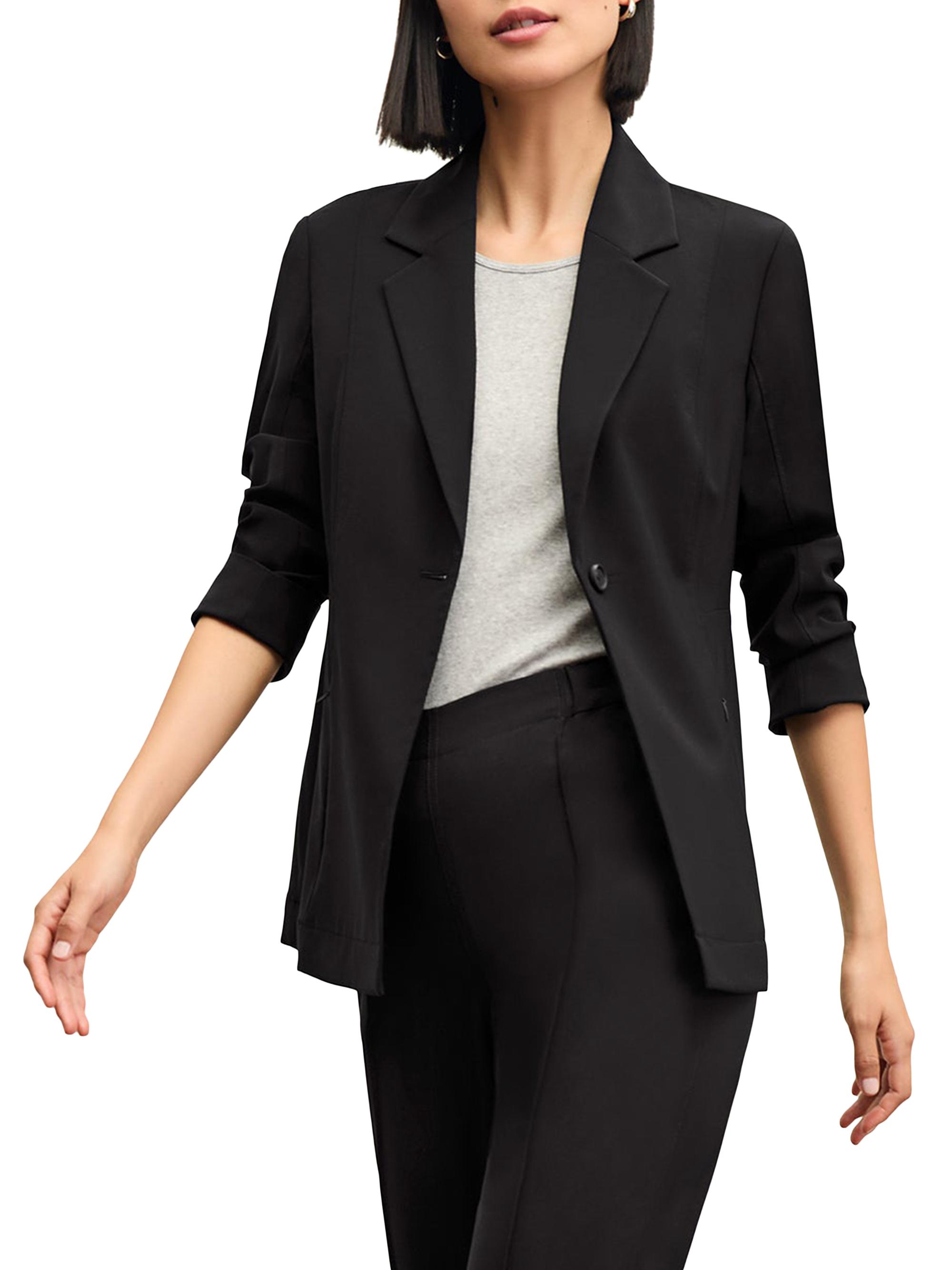 M.M.LaFleur Women's Maura Confetti Wool Sweater - Black