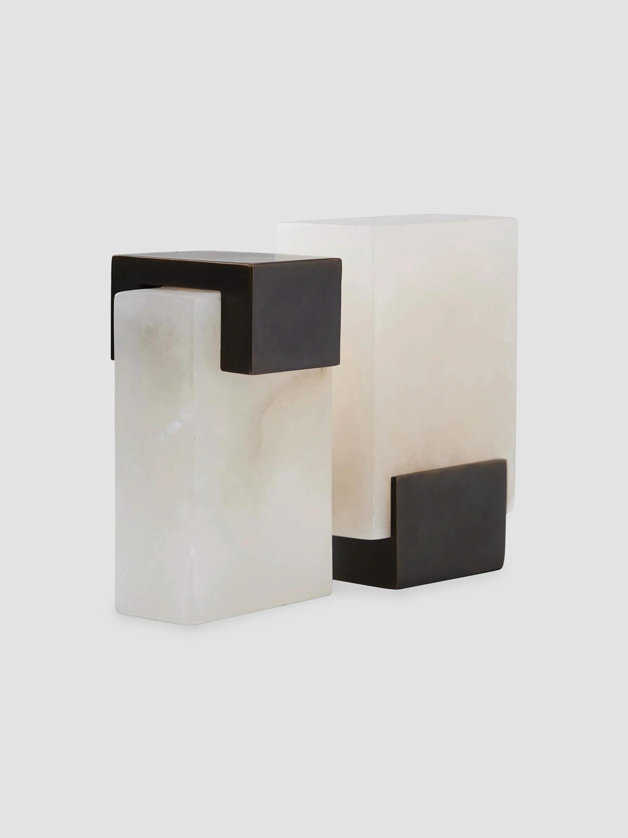 Arteriors Tolliver 2-Piece Bookend Set - Black