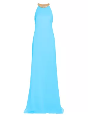 Chelsea Olivia Blue Short Prom Dress