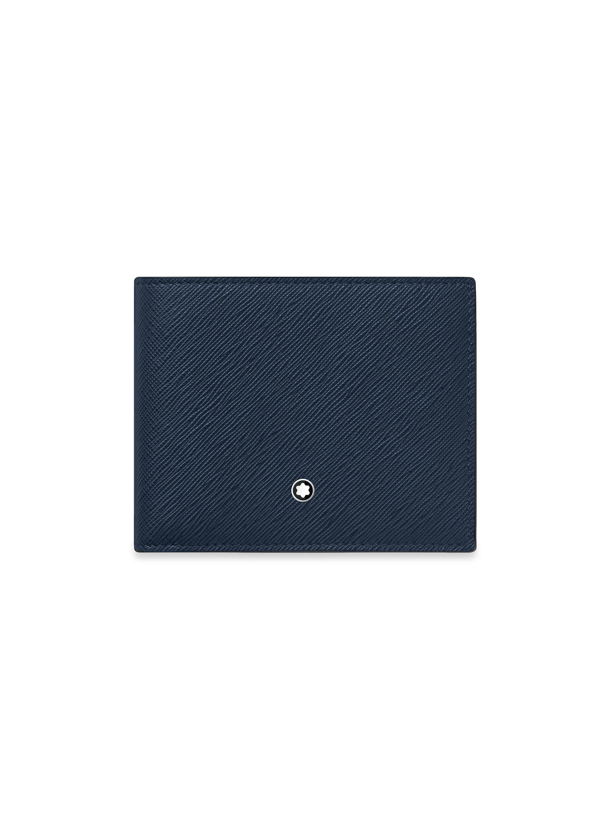 Montblanc Men's Sartorial Leather Bifold Wallet - Blue