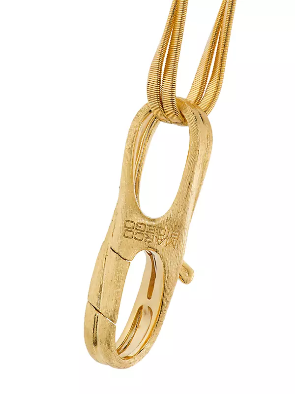 Marrakech Onde Two-Tone 18K Gold & 0.94 TCW Diamond Oval Link Bracelet