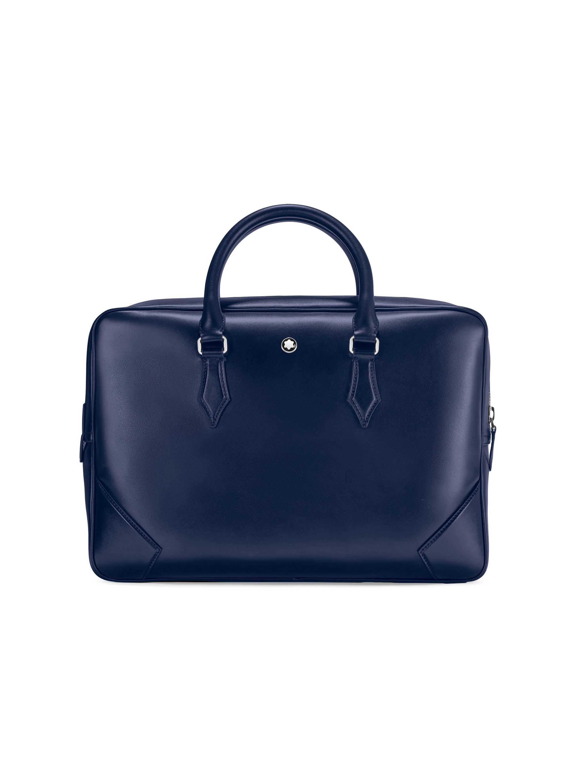 Montblanc Men's Meisterstück Leather Document Case - Blue