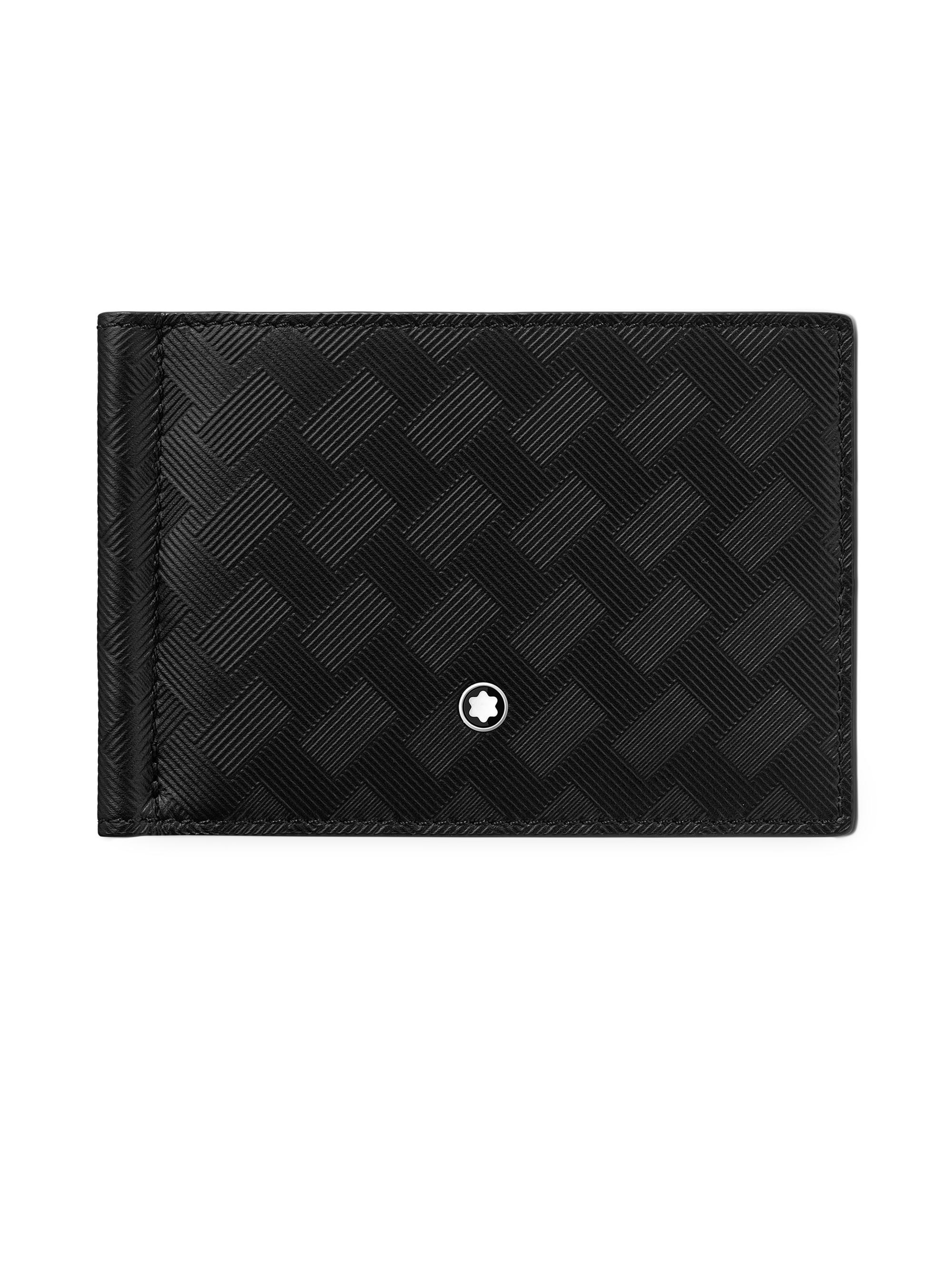 Montblanc Men's Extreme 3.0 Leather Money Clip Bifold Wallet - Black