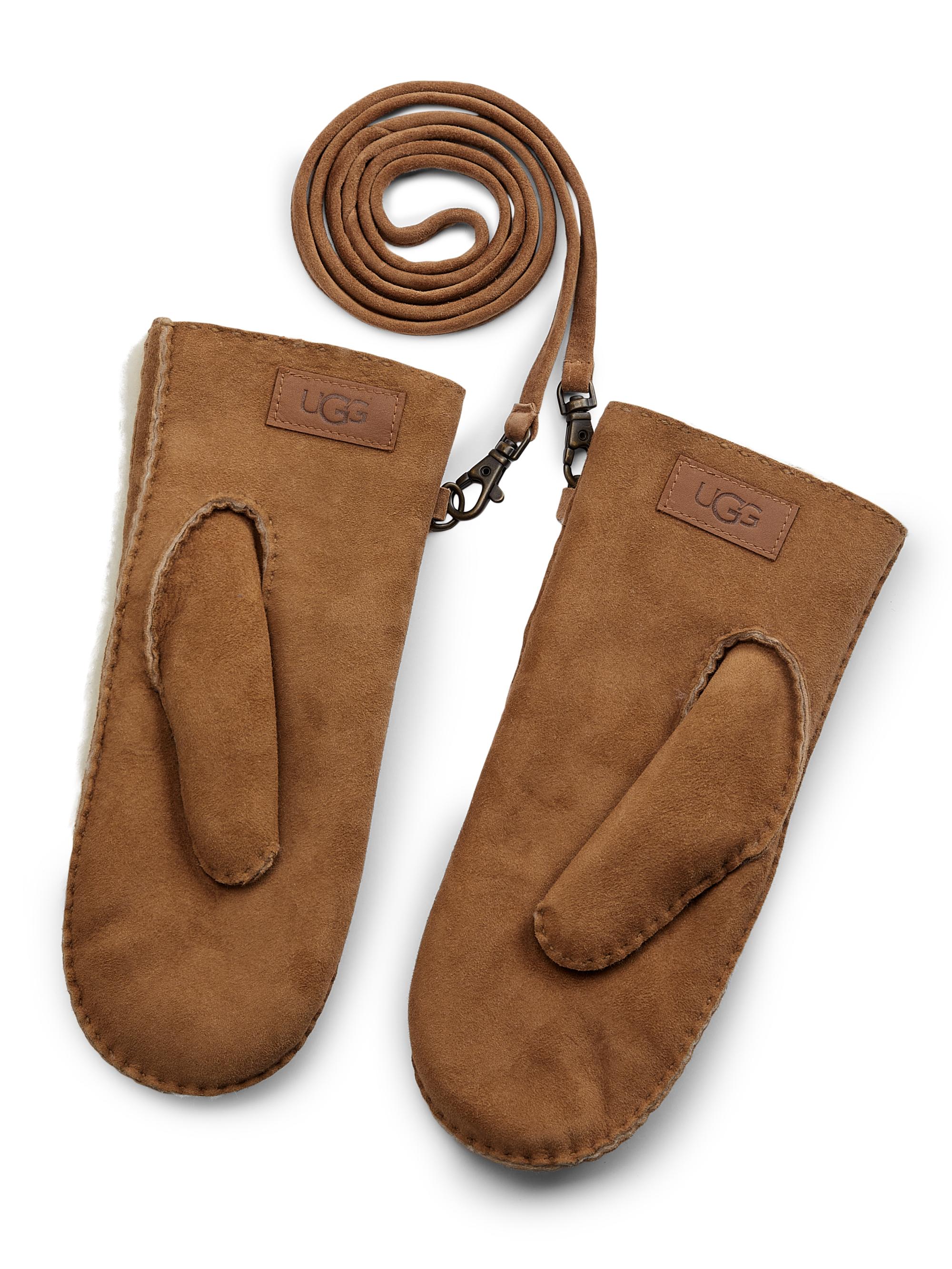 UGG Exposed Sheepskin Mittens | Saks Fifth Avenue
