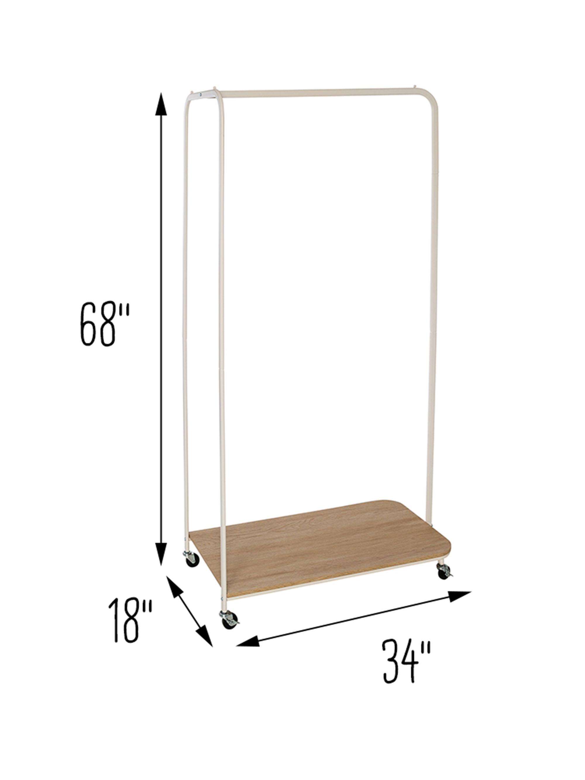 Honey-Can-Do Rolling Clothes Rack With Shoe Shelf | Saks Fifth Avenue