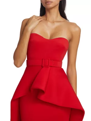 Sweetheart Peplum Dress