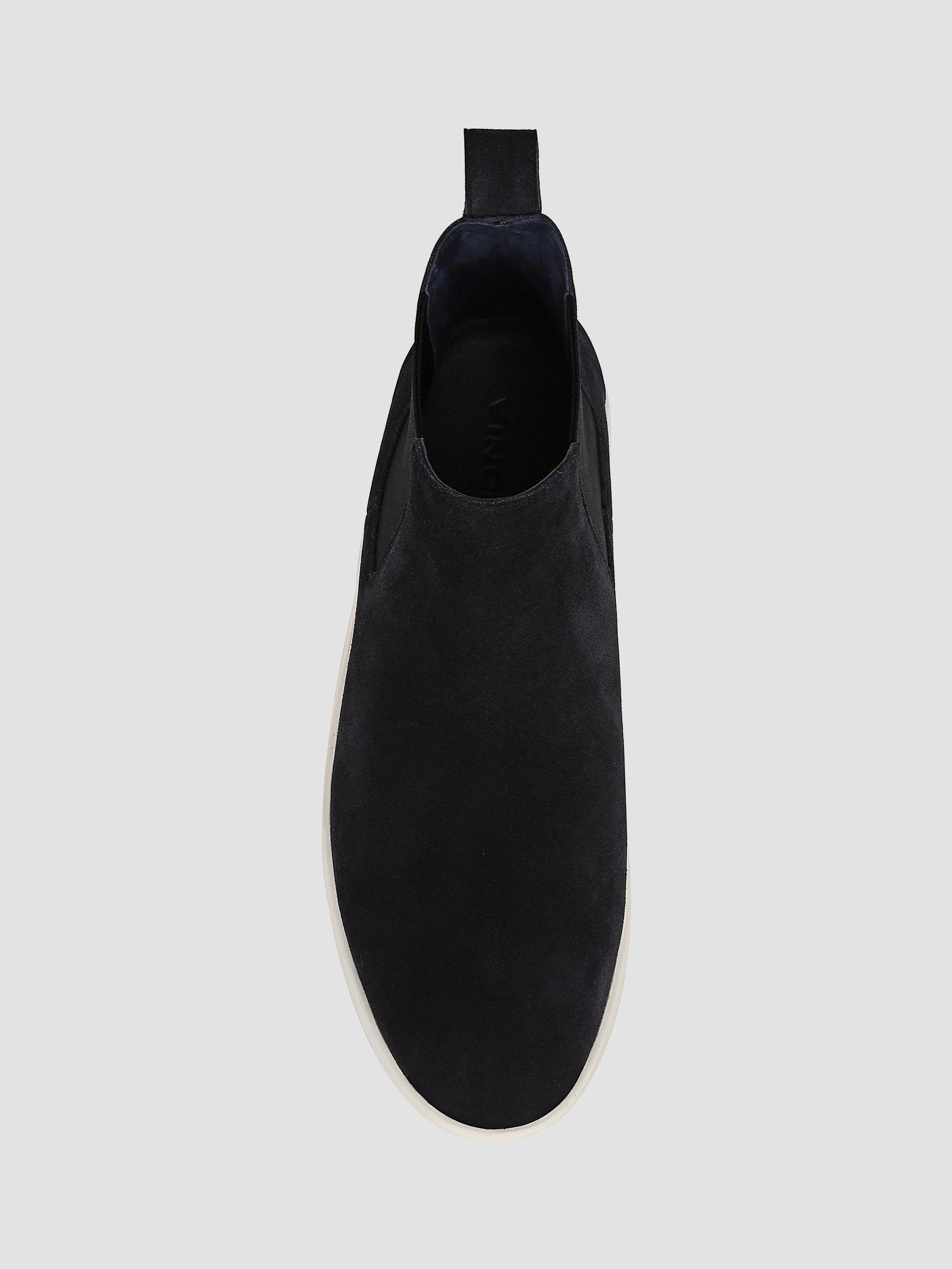 Men’s Black Suede Designer Boot Tamas Chelsea Vince Velasca | Suede men main image 4