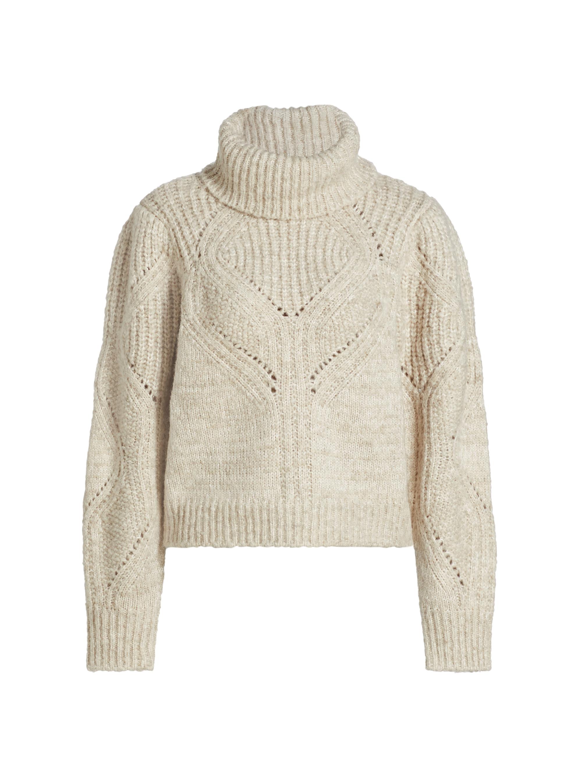 dh New York Women's Marlee Dropstitch Sweater - Sea Salt Marled