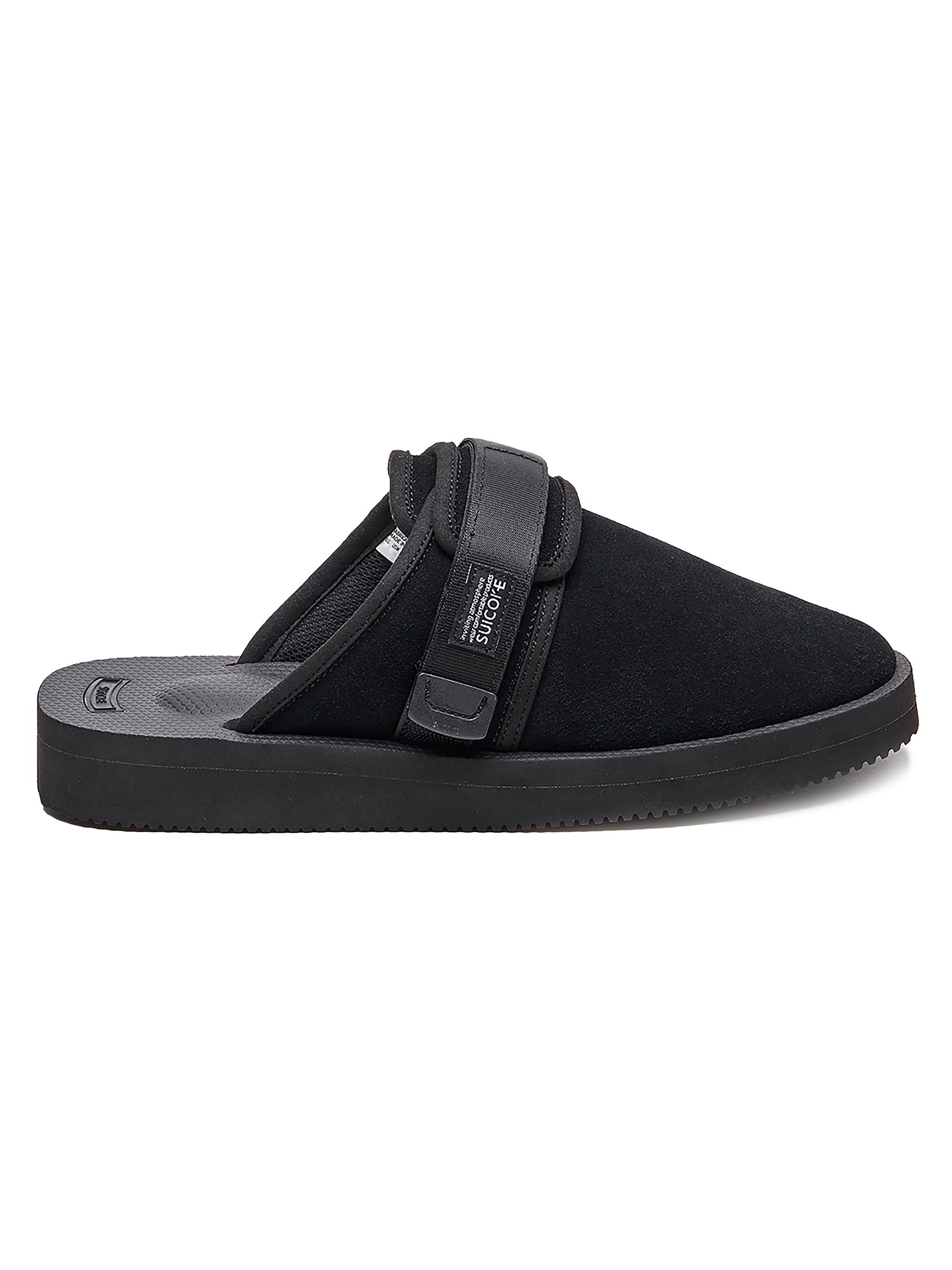 Suicoke Men's Zavo Suede Mules - Black