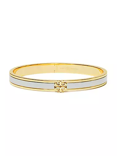 Tory Burch Jewelry, Nwt Tory Burch 18k Go4ld Plated Logo Bracelet, Color:  Gold