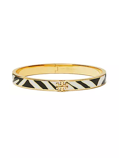 Tory Burch Jewelry, Nwt Tory Burch 18k Go4ld Plated Logo Bracelet, Color:  Gold