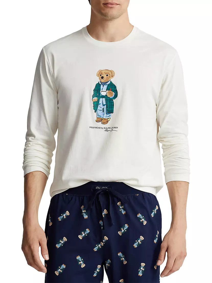 Polo Bear Long-Sleeve Pyjama Set for Women