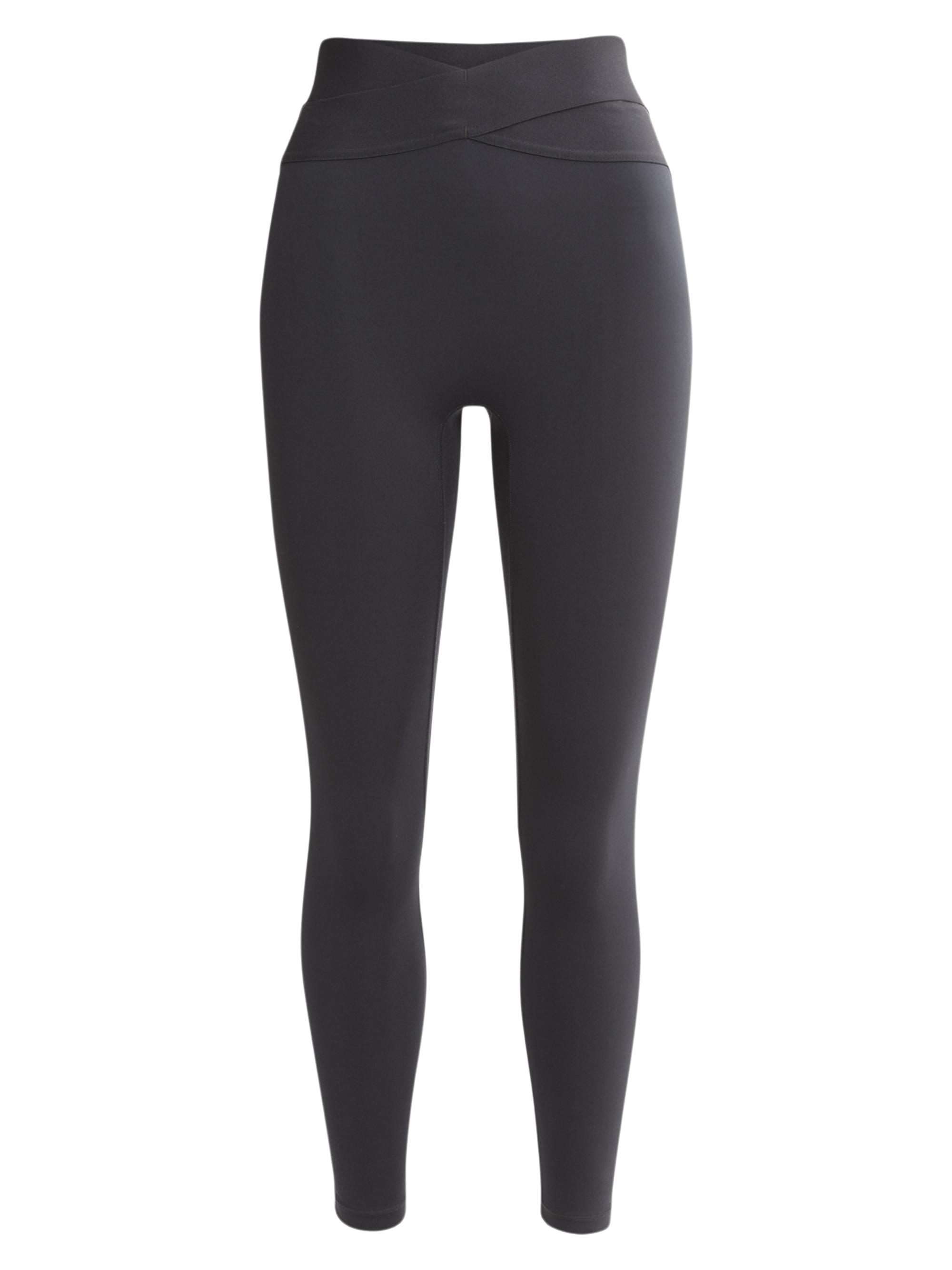 Bandier Women's Le Ore Corso Crossover Leggings - Black