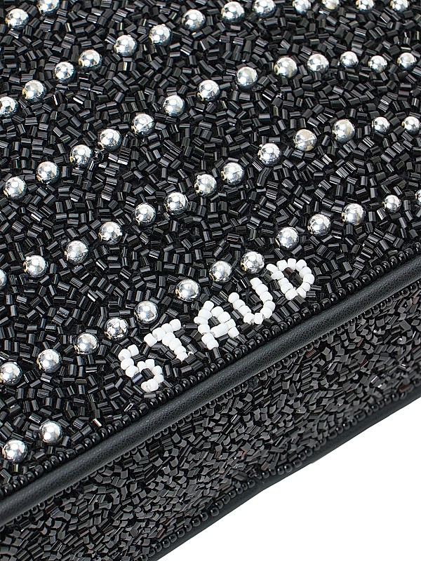 Shop Staud Tommy Cosmic Wave Beaded Shoulder Bag | Saks Shop Staud Tommy Cosmic Wave Beaded Shoulder Bag | Saks