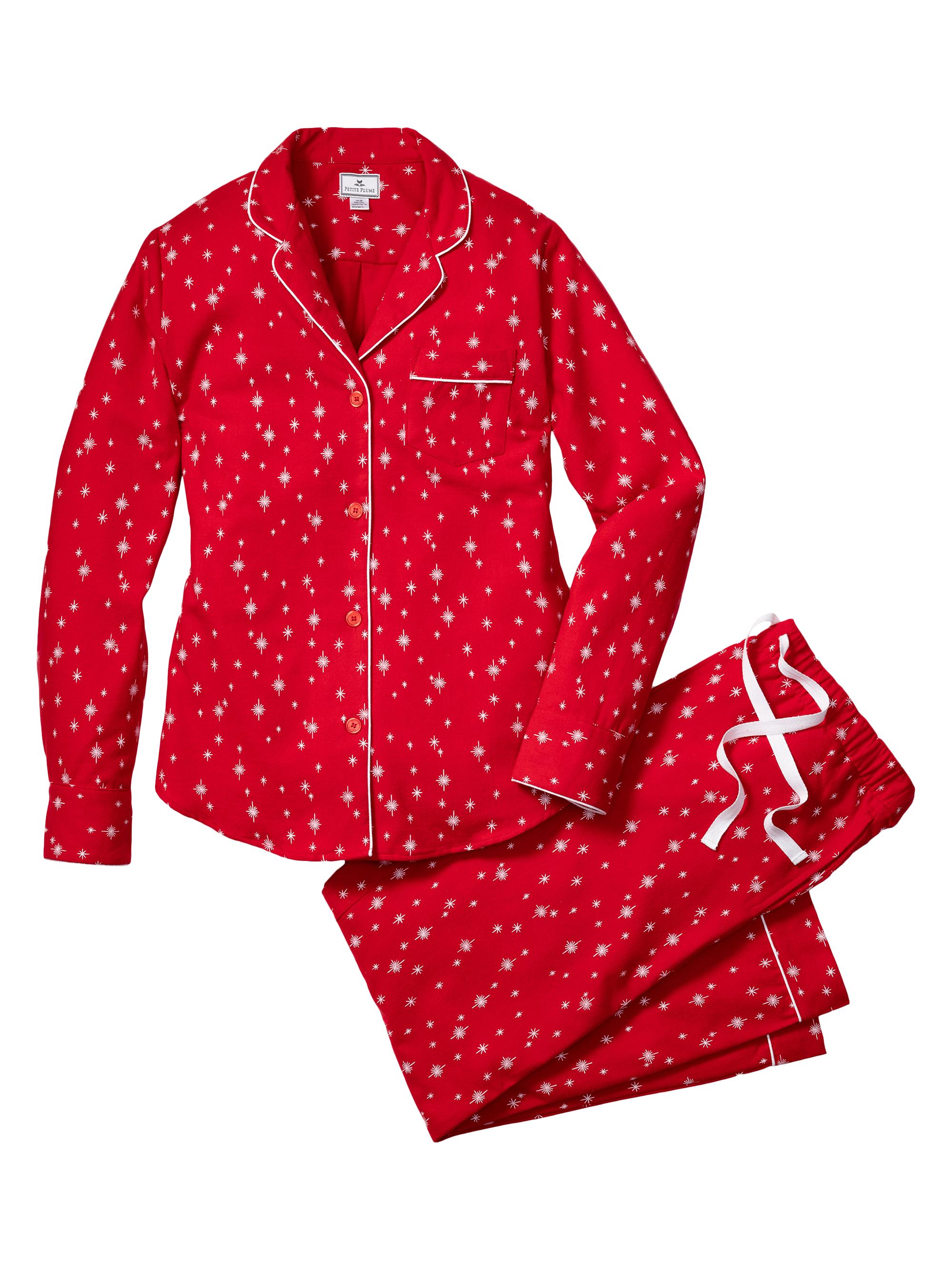 Petite Plume Starry Night Pajama Set - Red