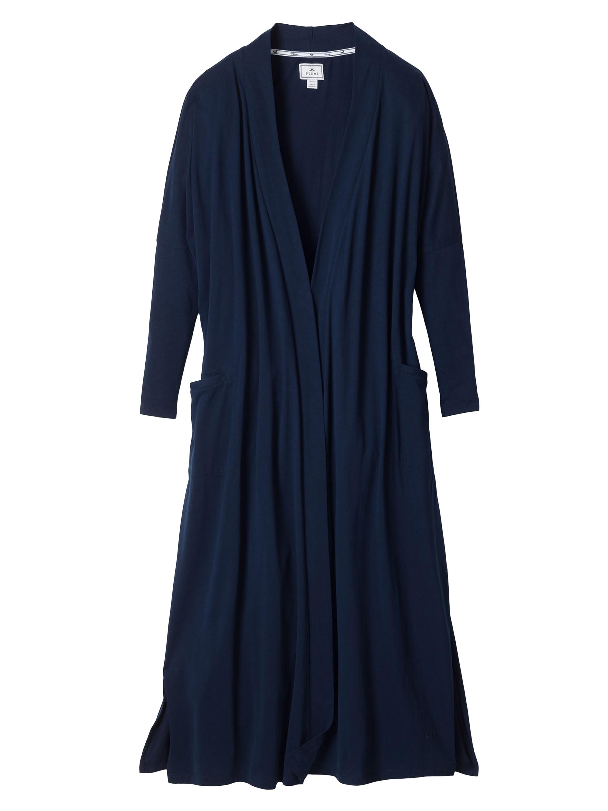 Petite Plume Luxe Pima Duster - Navy