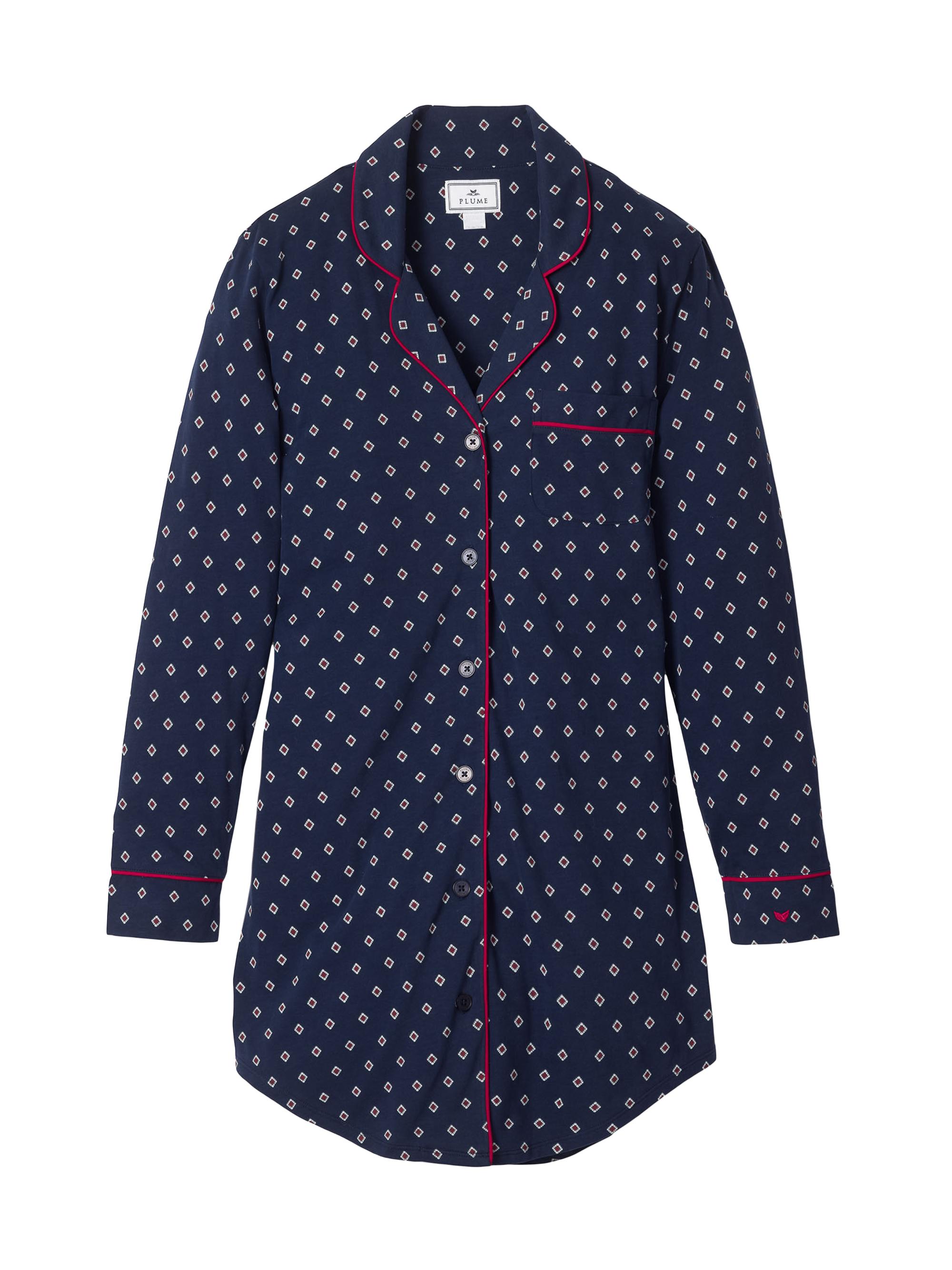 Petite Plume Foulard Nightshirt - Navy